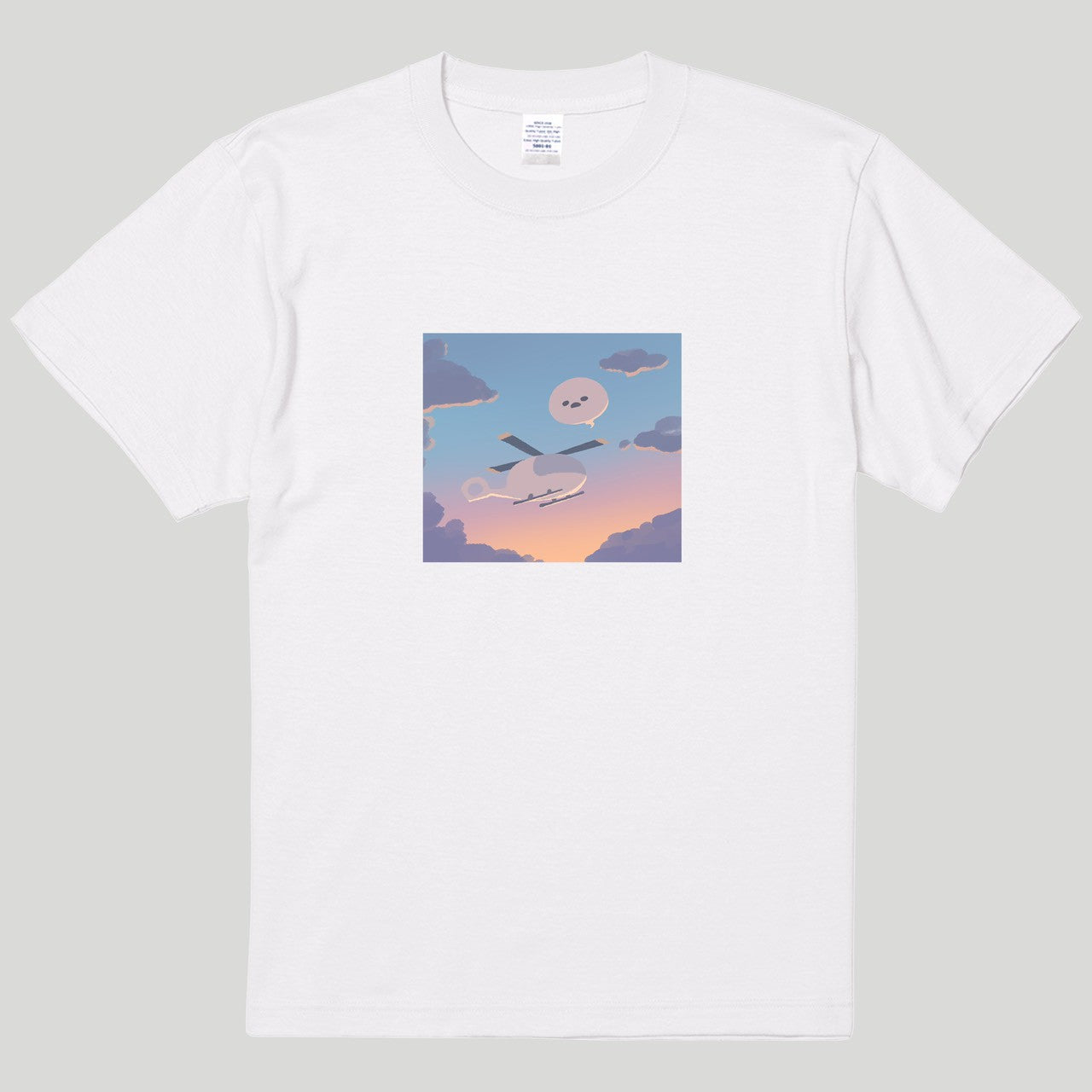 ヘリとしろまんたTシャツ – Orizum.world