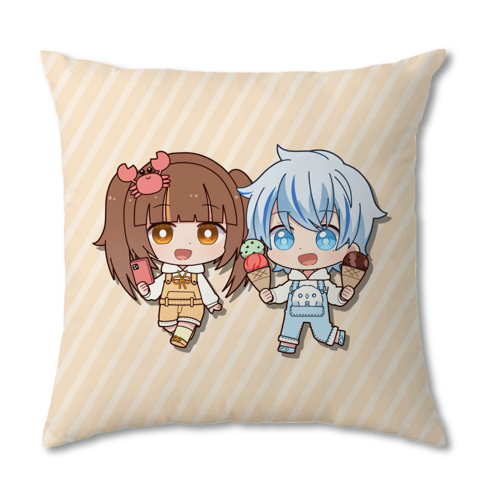 かにぱん＆てっつんクッション