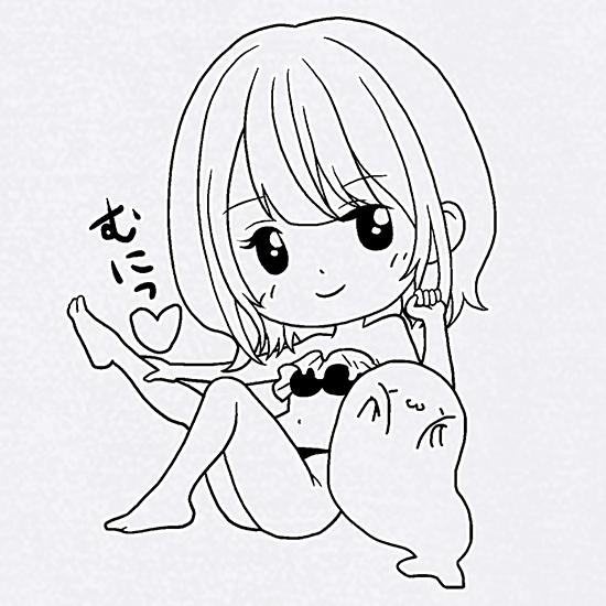 アザラシ×水トさくらTシャツ