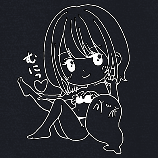 アザラシ×水トさくらTシャツ