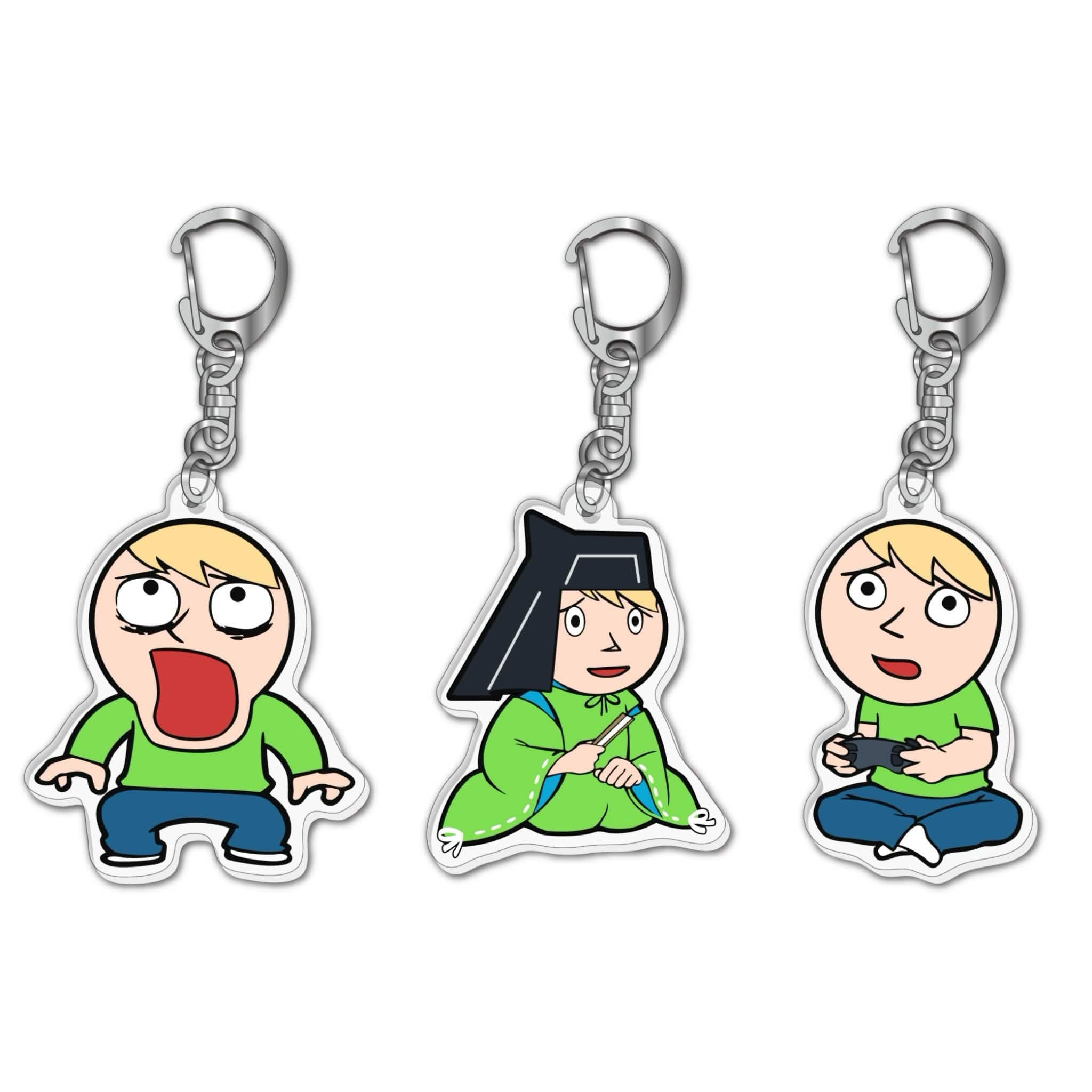 【送料無料】なべぞーアクキーセット