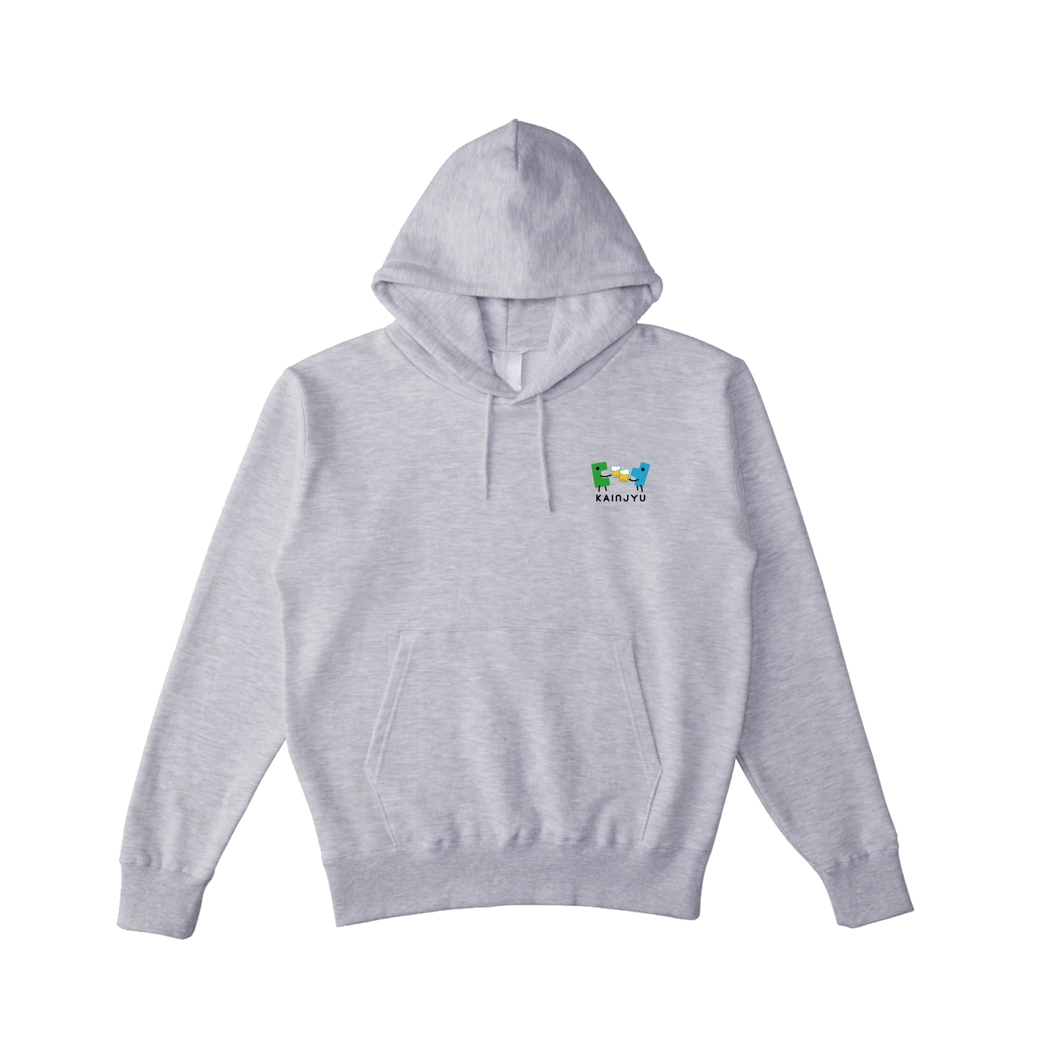 KAINJYU乾杯ロゴ刺繡パーカー