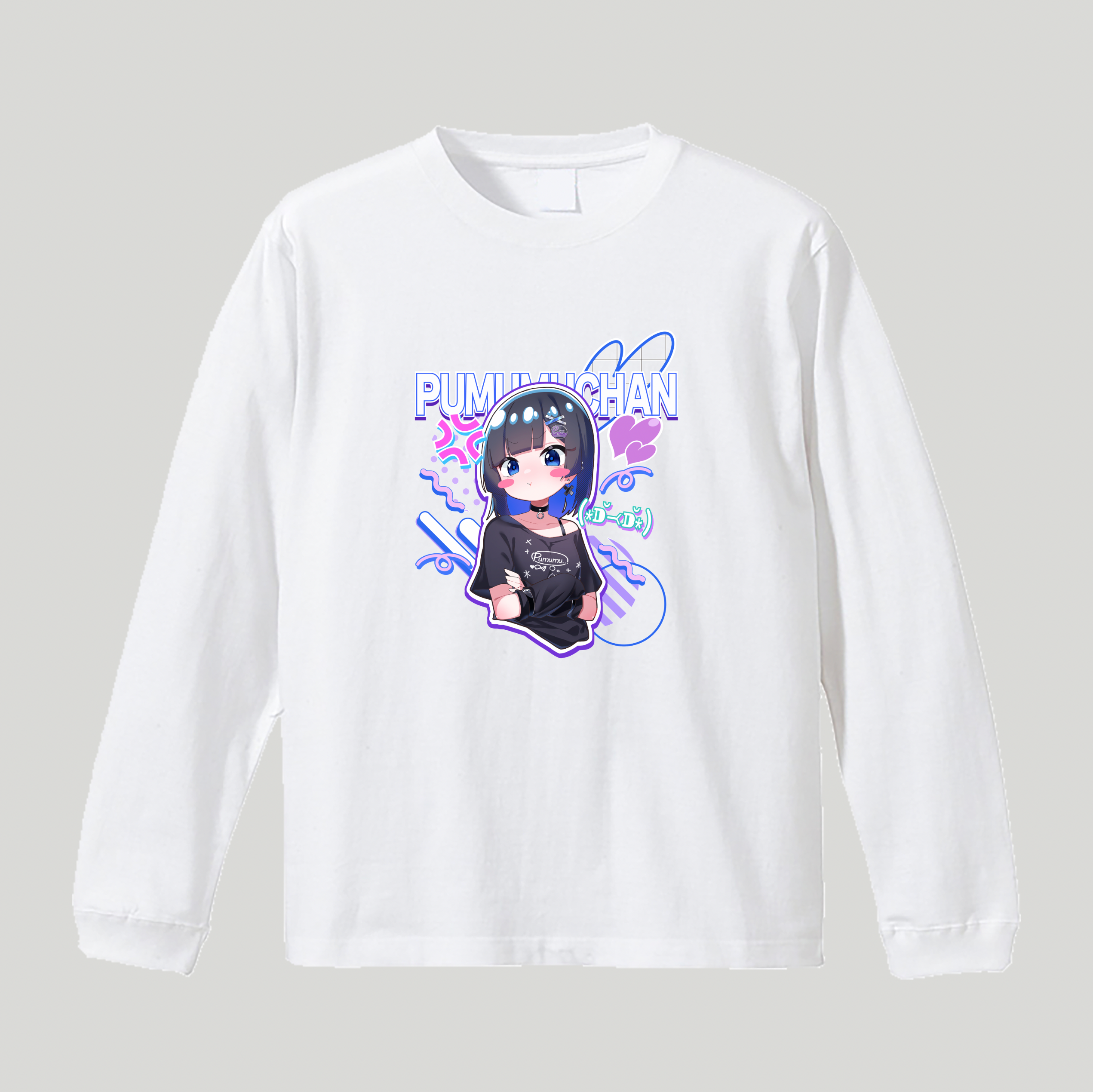 前面ぷむむちゃんロンT