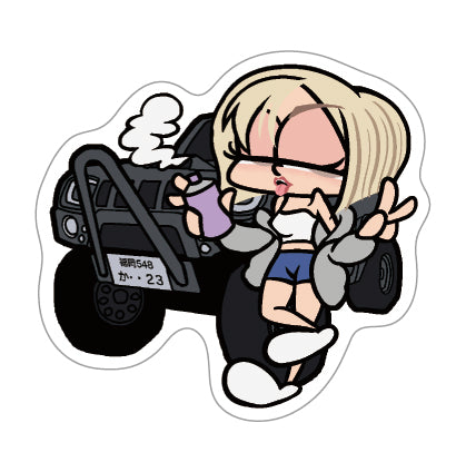 【耐水仕様】ERIKA×JimnyステッカーⅡ(送料無料)