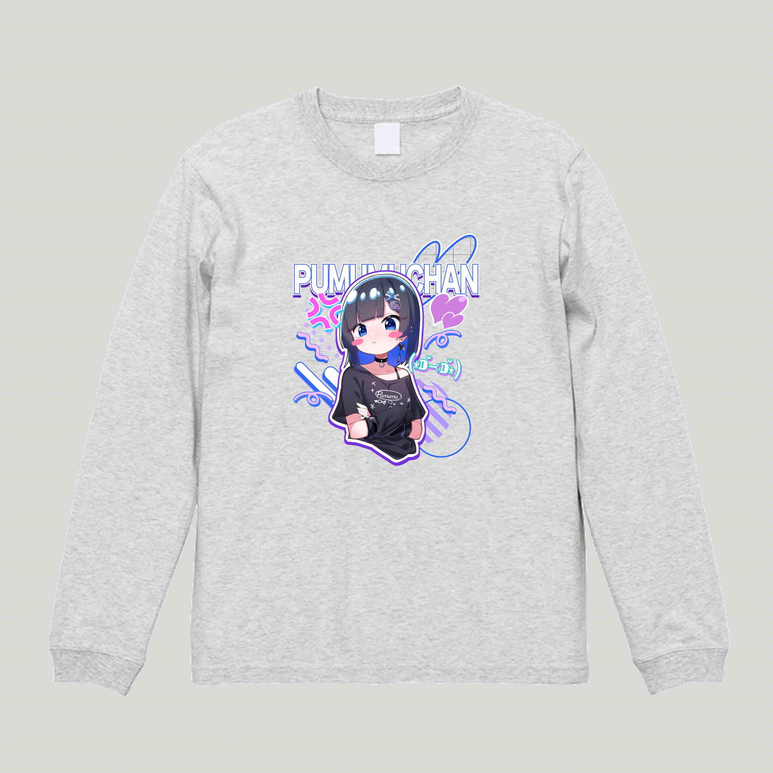 前面ぷむむちゃんロンT