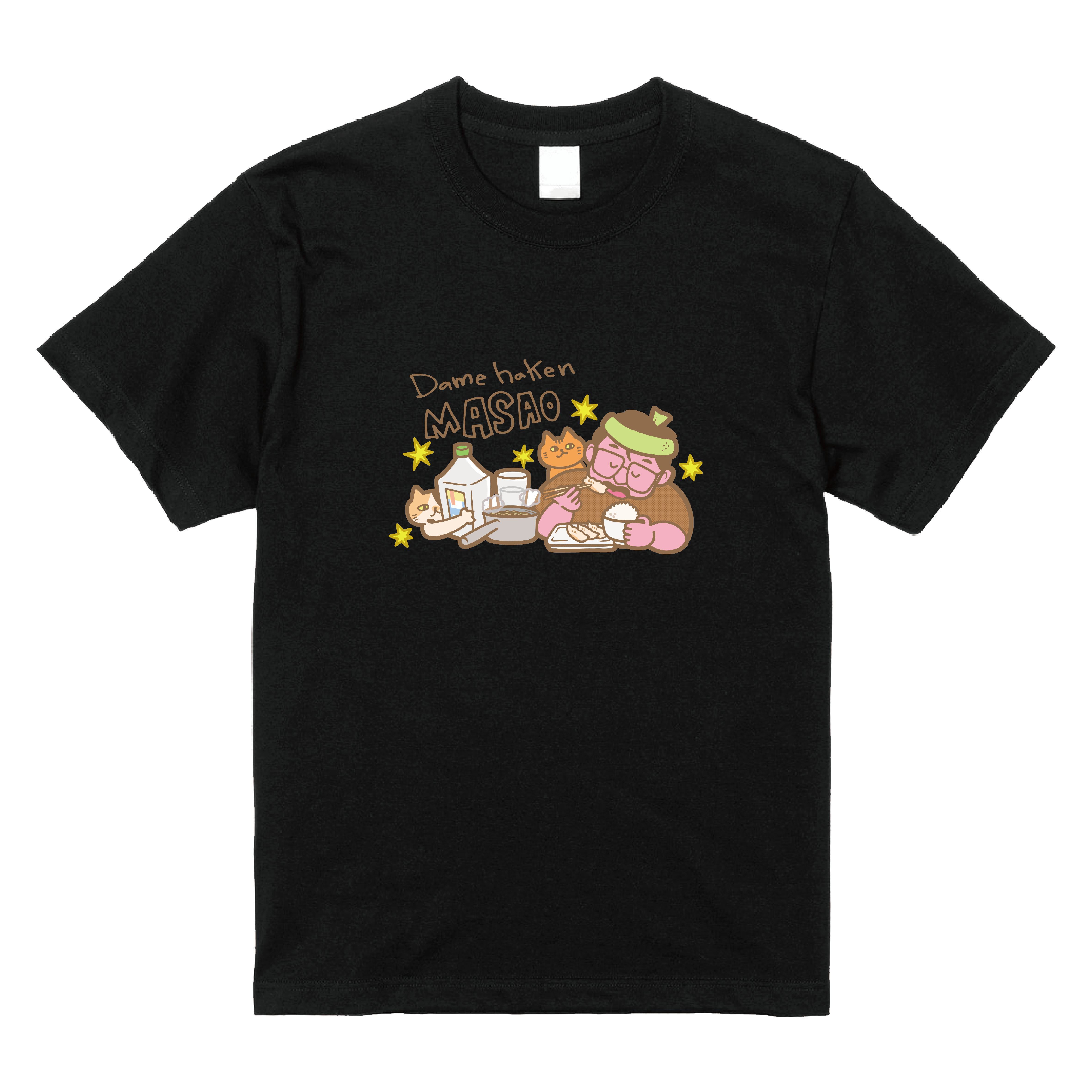 モナ&リップル&まんぷくまさおTシャツ