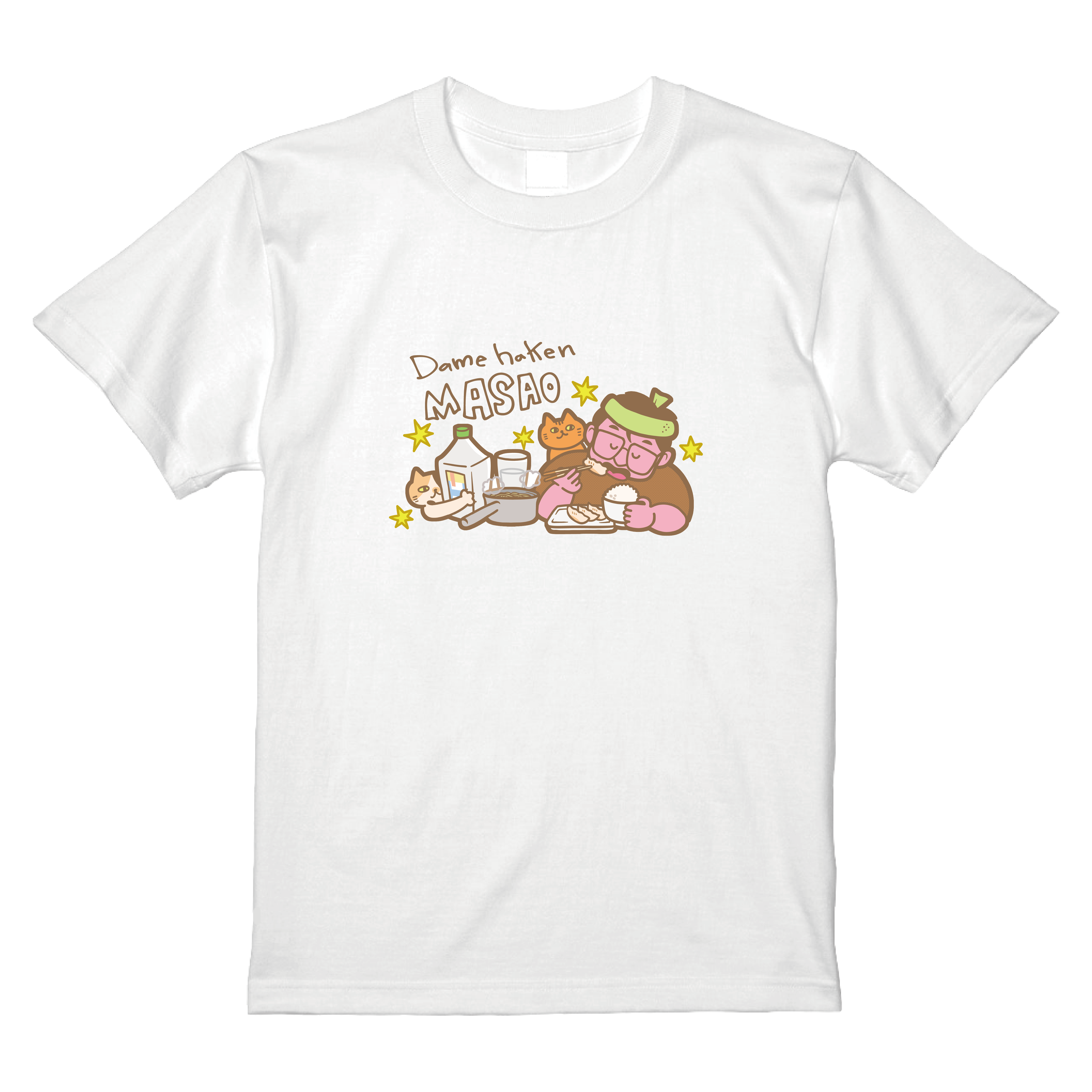 モナ&リップル&まんぷくまさおTシャツ