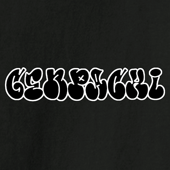 genpachiグラフティTシャツ
