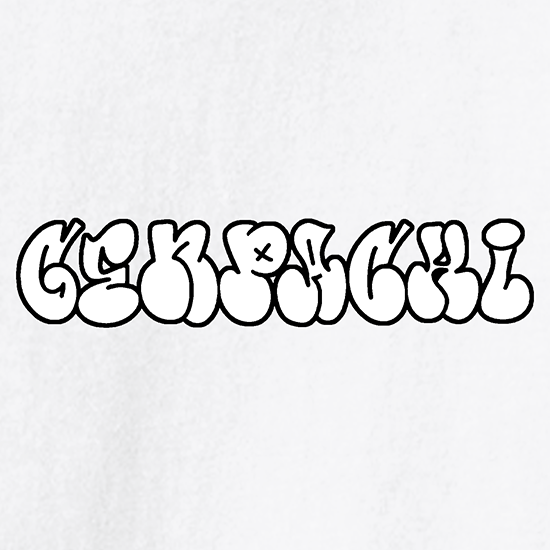 genpachiグラフティTシャツ