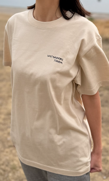 半袖Tシャツ サンドベージュ