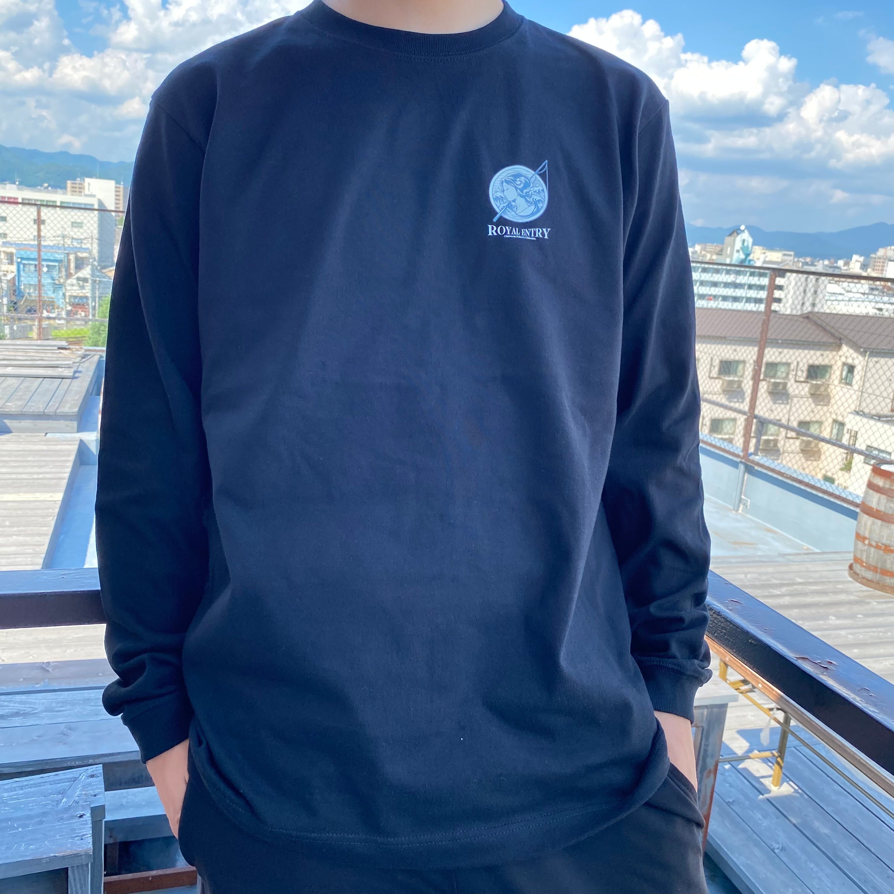 アンティークロゴ ロングTシャツ(シンプルver)