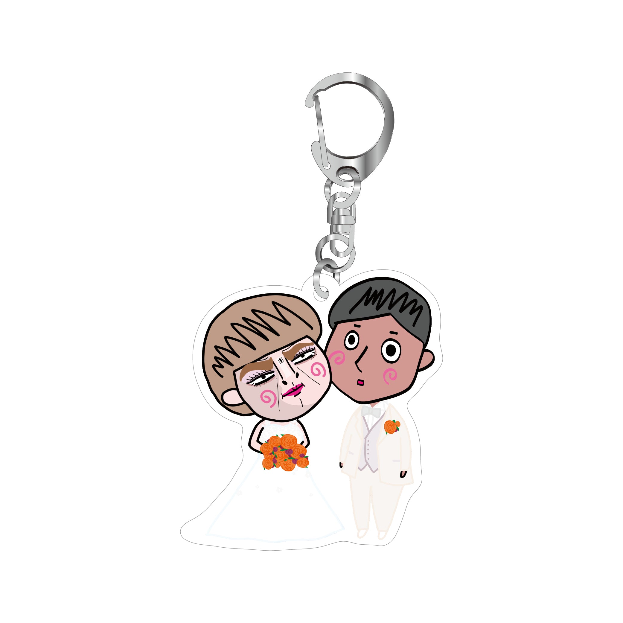【送料無料】ゴルゴ花嫁キーホルダー