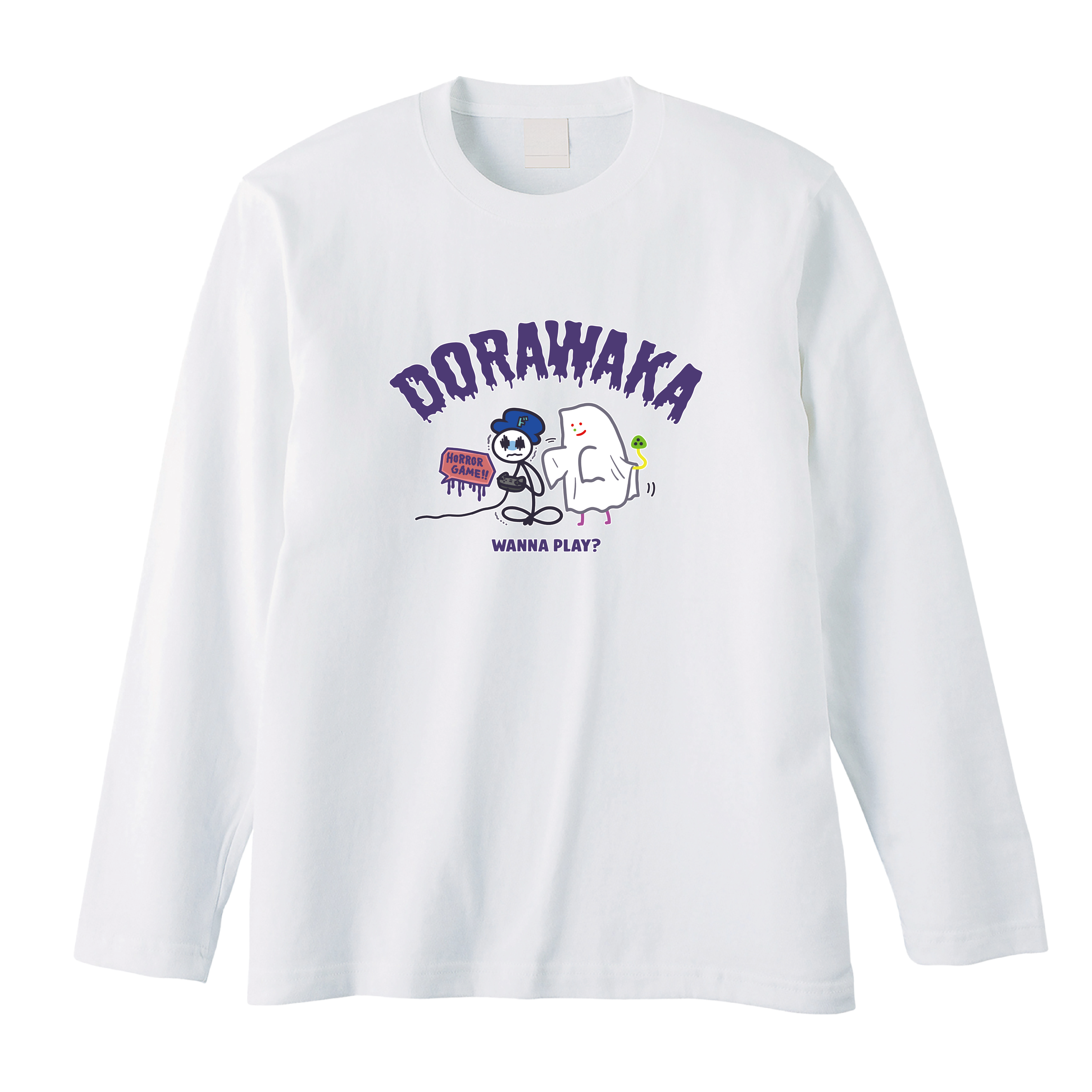 ドラわかホラゲーロングTシャツ