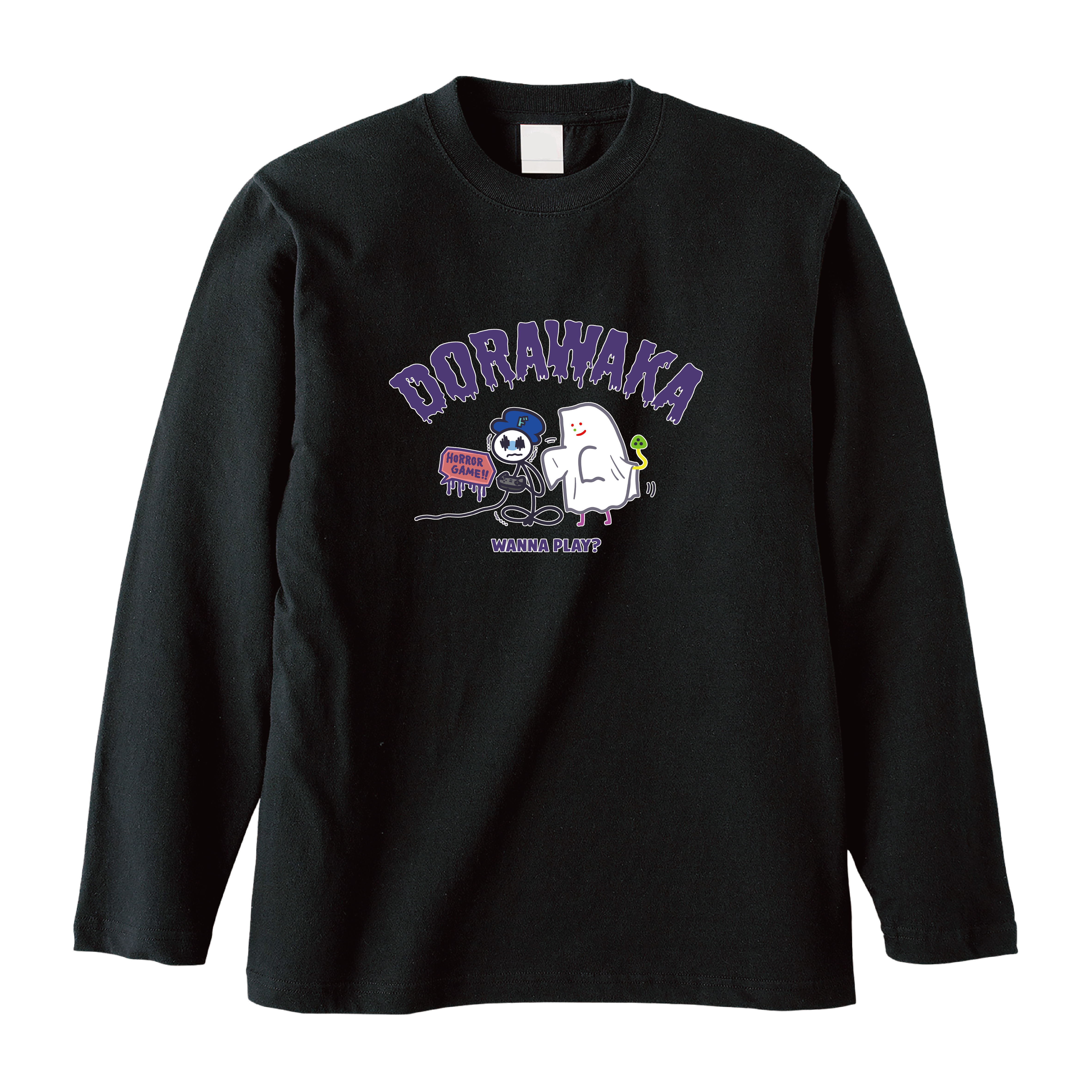 ドラわかホラゲーロングTシャツ