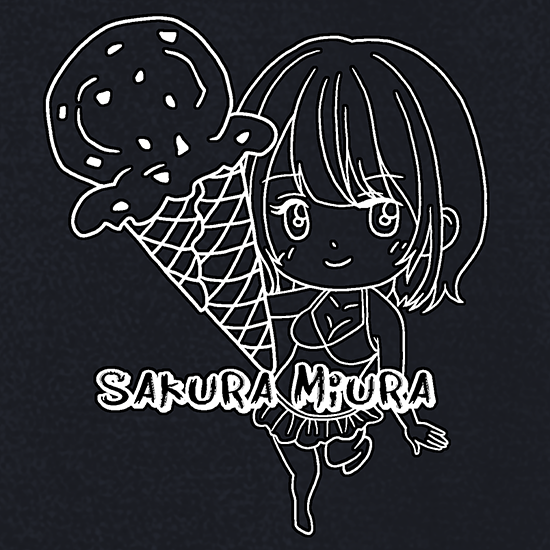 チョコミント×水トさくらTシャツ
