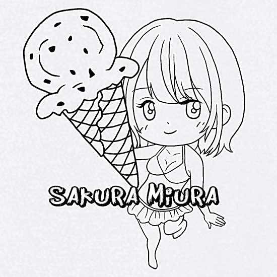 チョコミント×水トさくらTシャツ