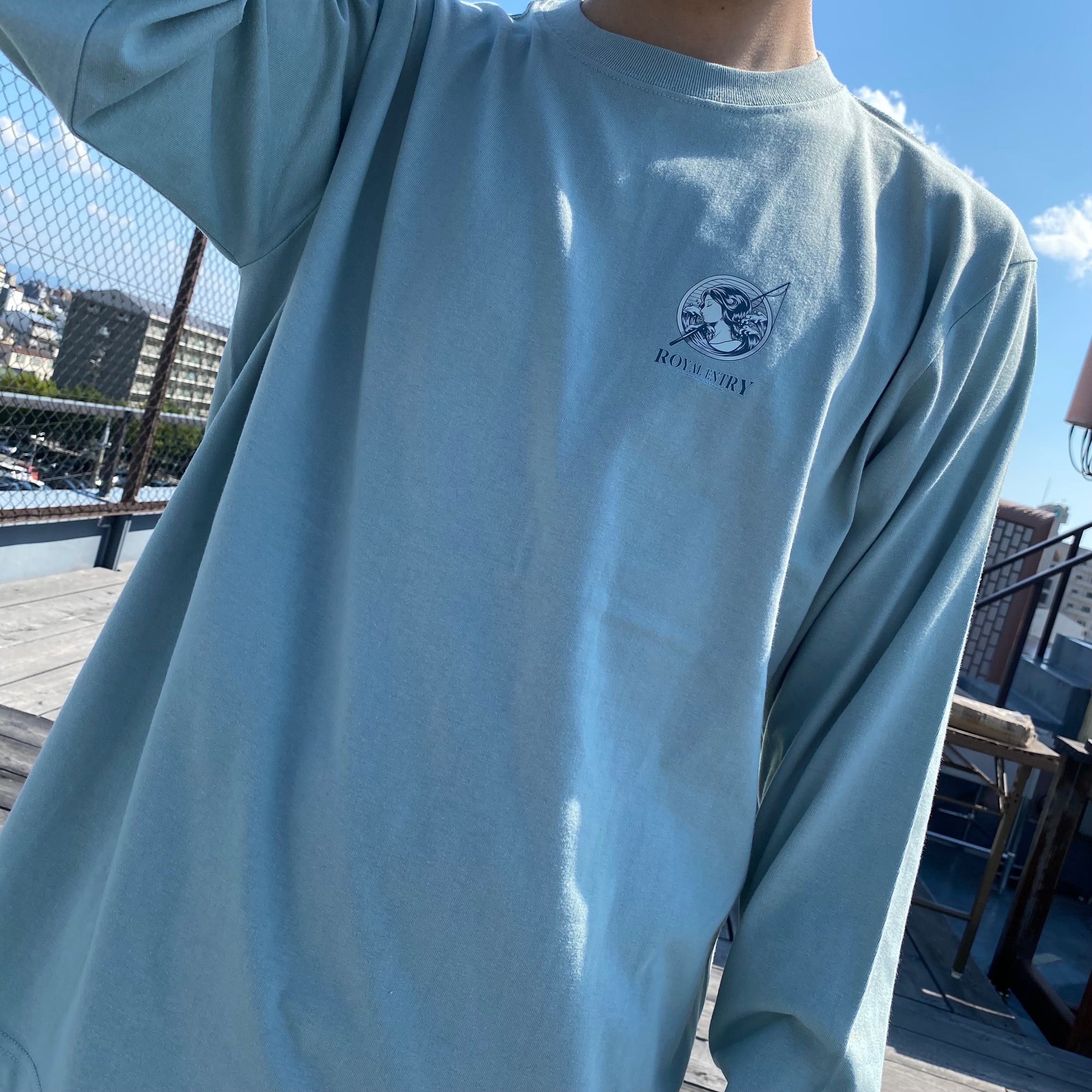 アンティークロゴ ロングTシャツ(シンプルver)