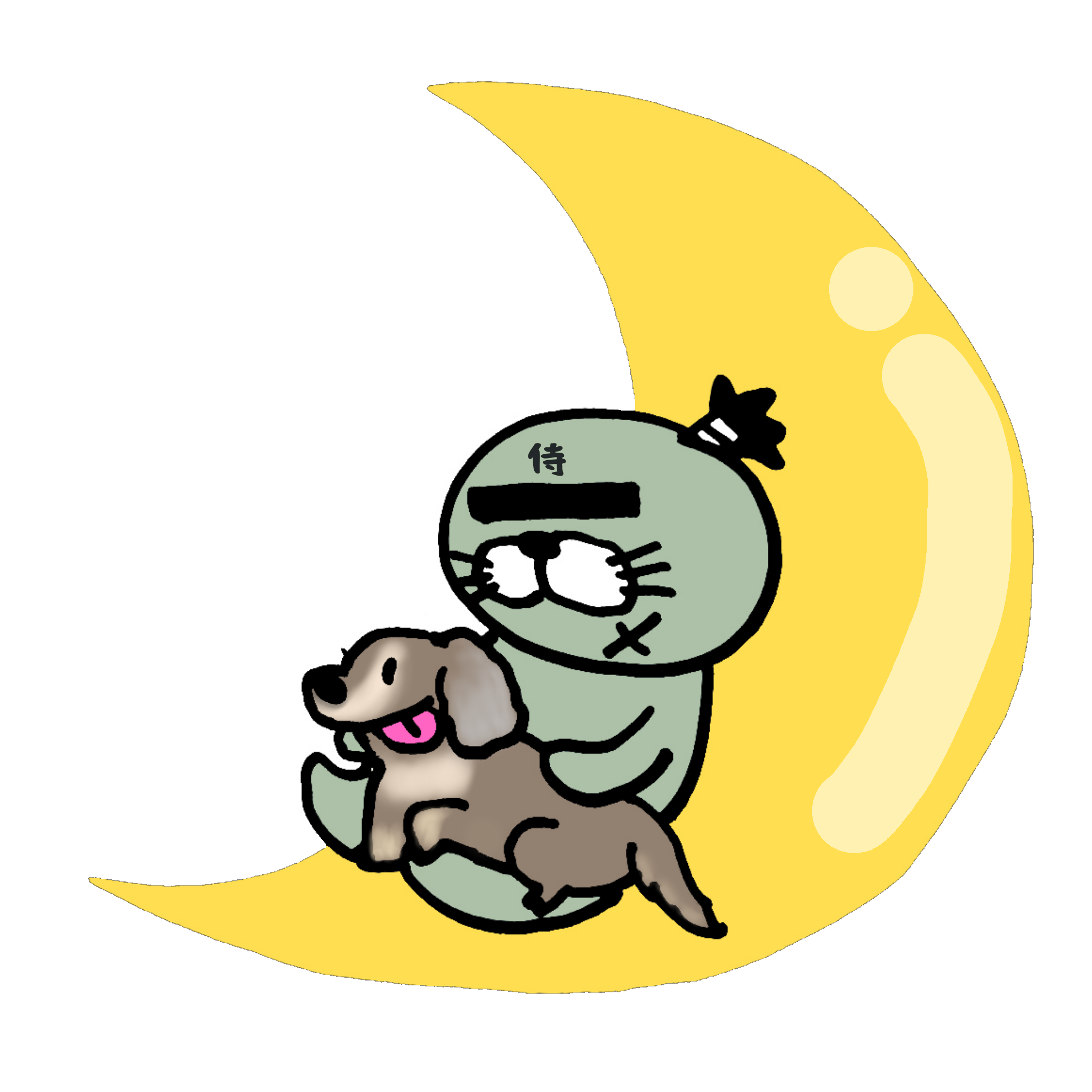 らっこ侍トートバッグその１
