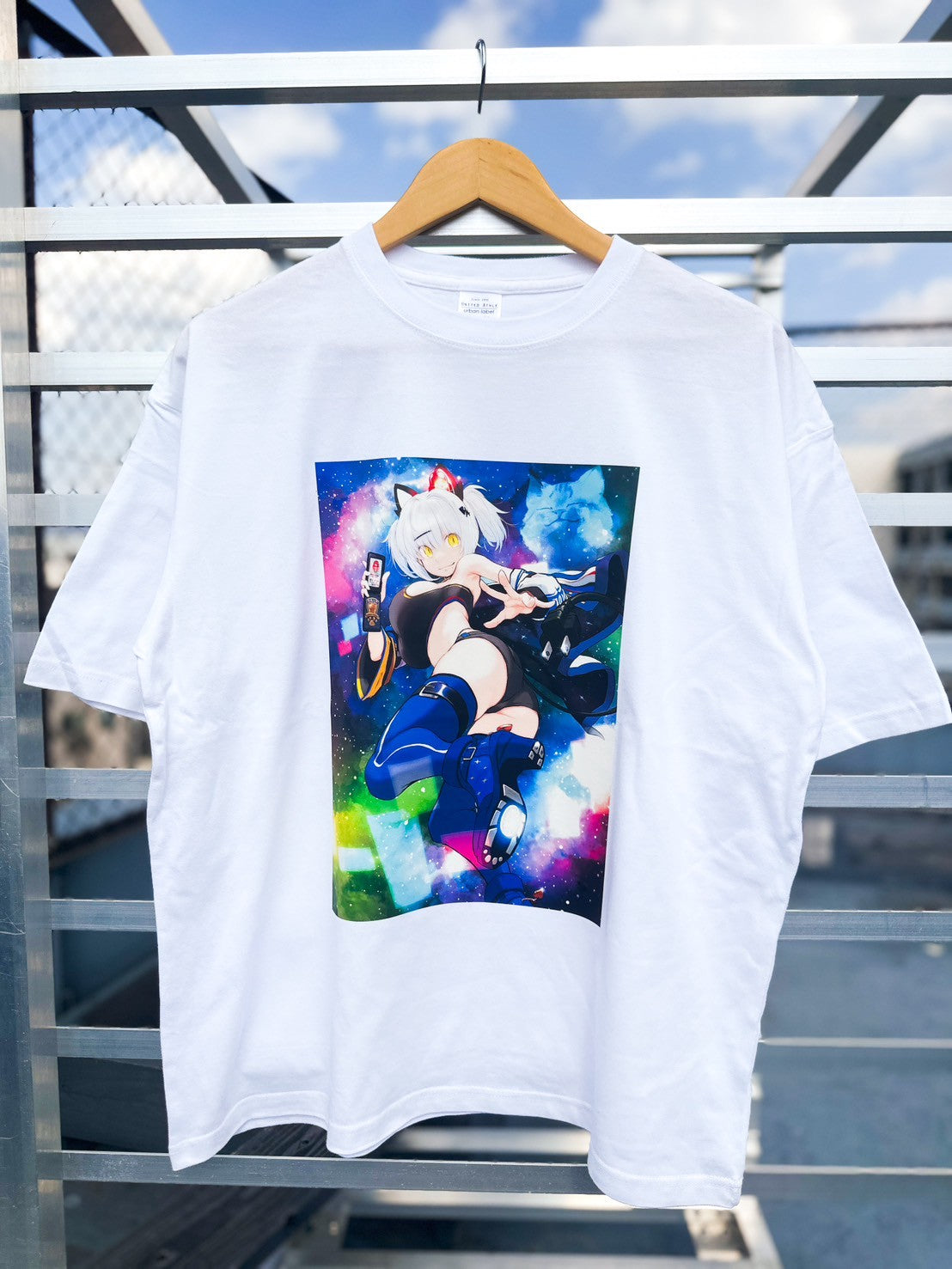 猫元パト５周年記念ビックシルエットTシャツ