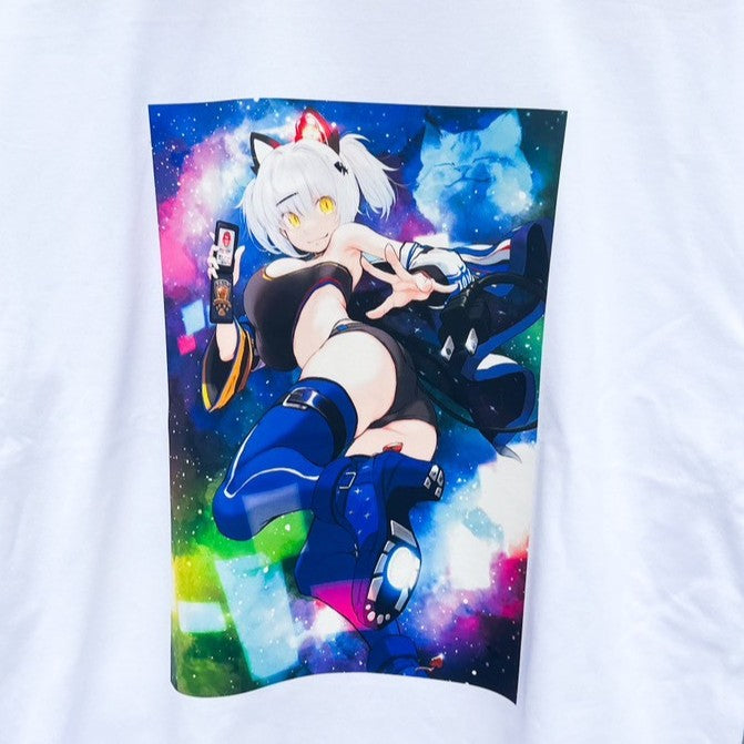 猫元パト５周年記念ビックシルエットTシャツ