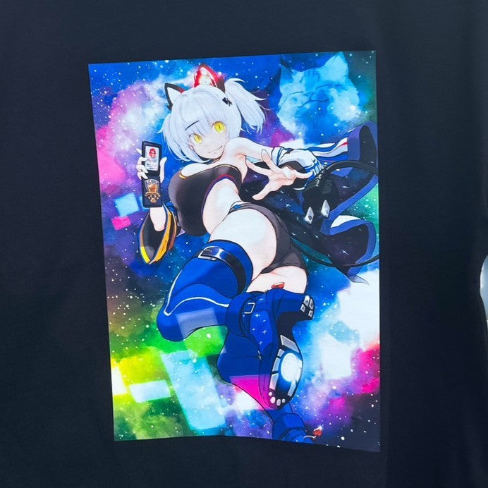 猫元パト５周年記念ビックシルエットTシャツ