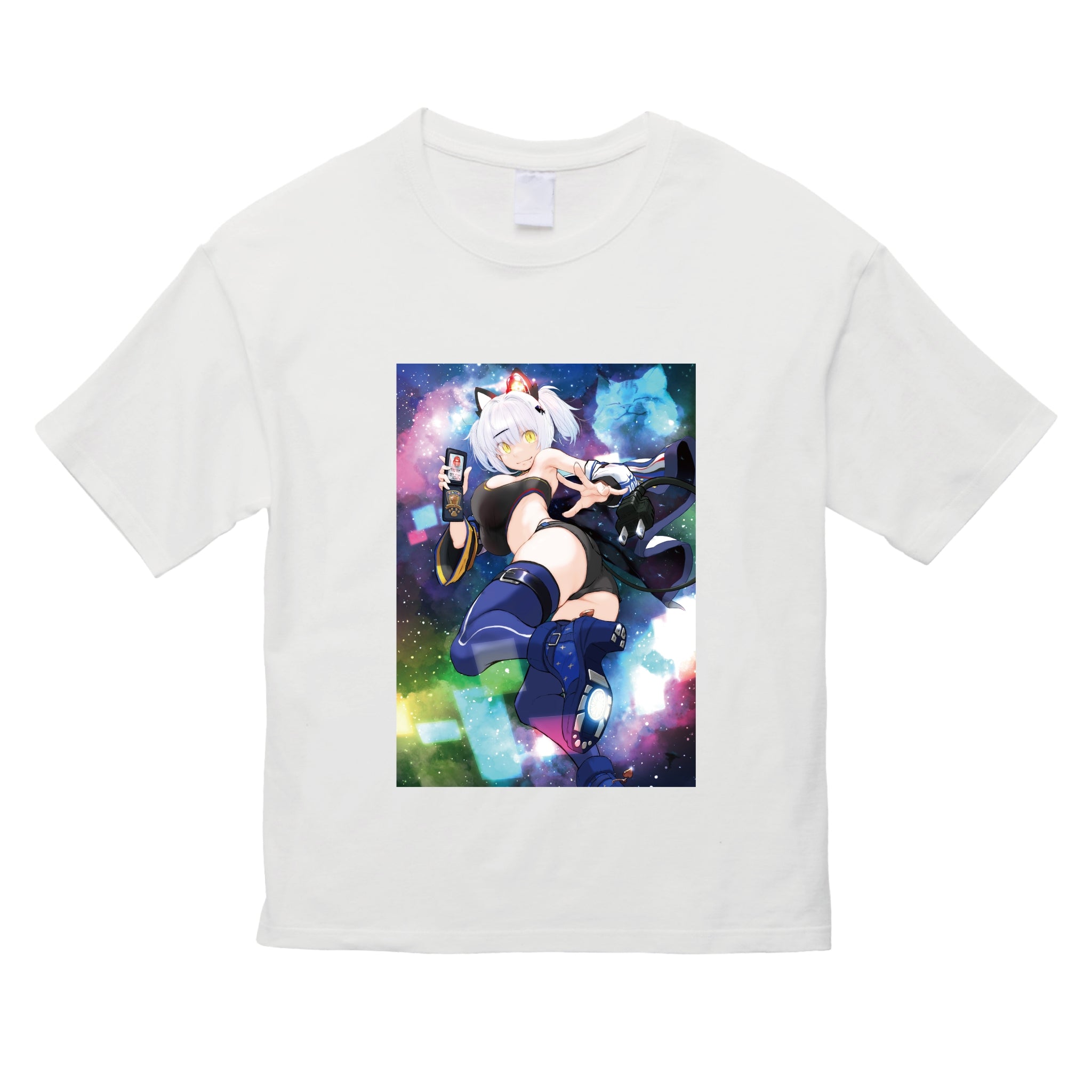 猫元パト５周年記念ビックシルエットTシャツ
