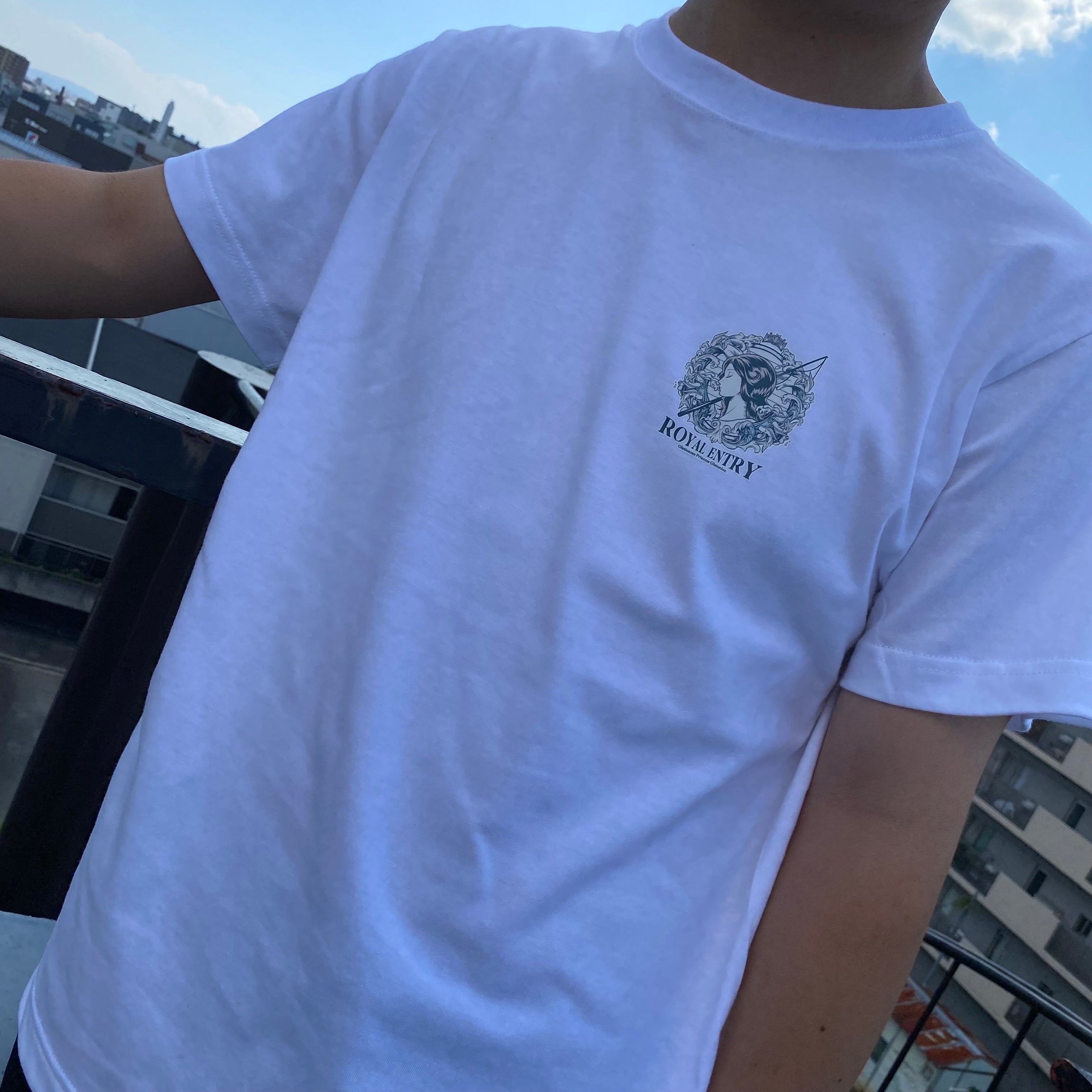 アンティークロゴTシャツ(左胸ワンポイント)
