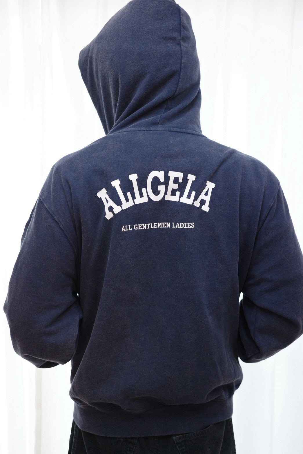 ALLGELAフルジップパーカー