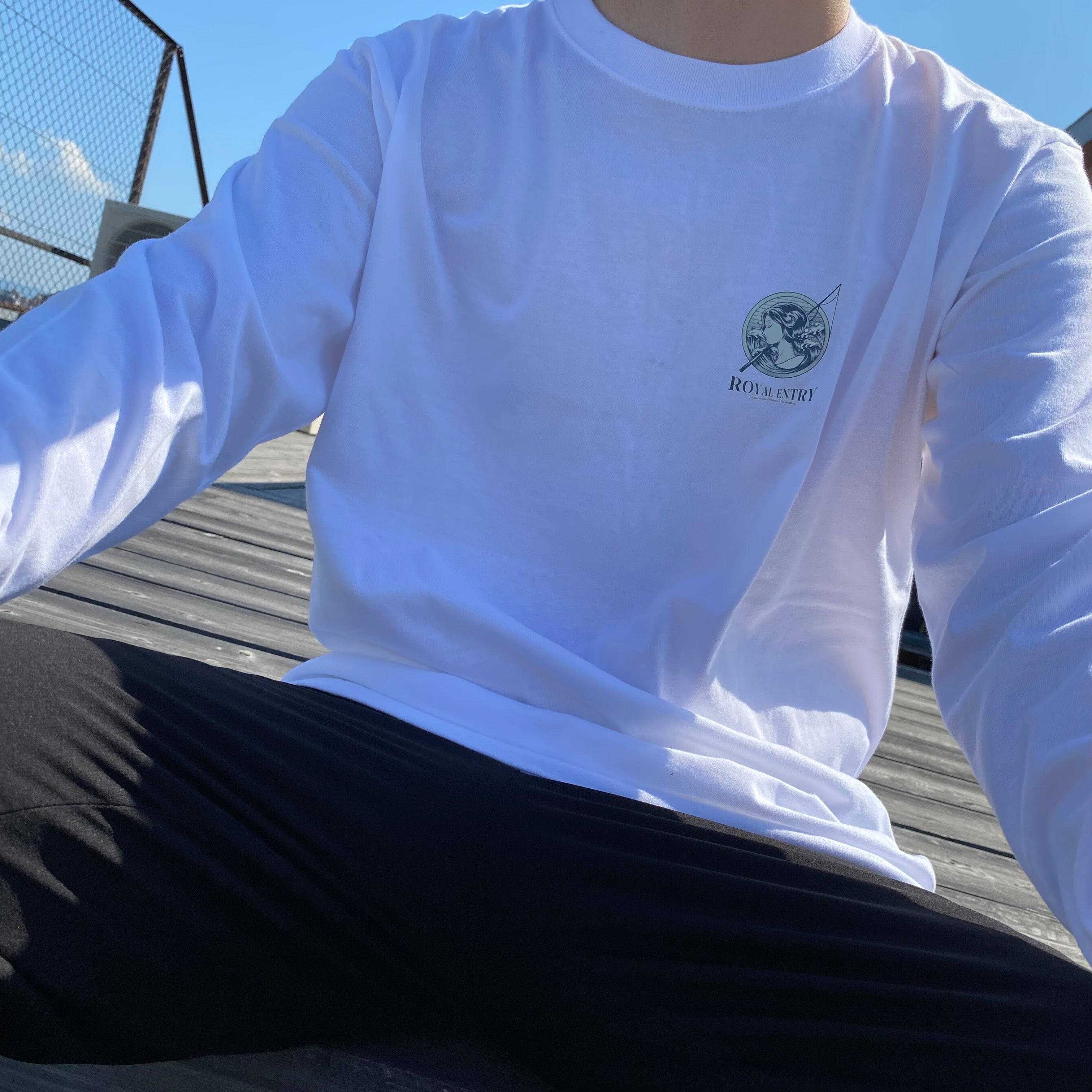 アンティークロゴ ロングTシャツ(シンプルver)