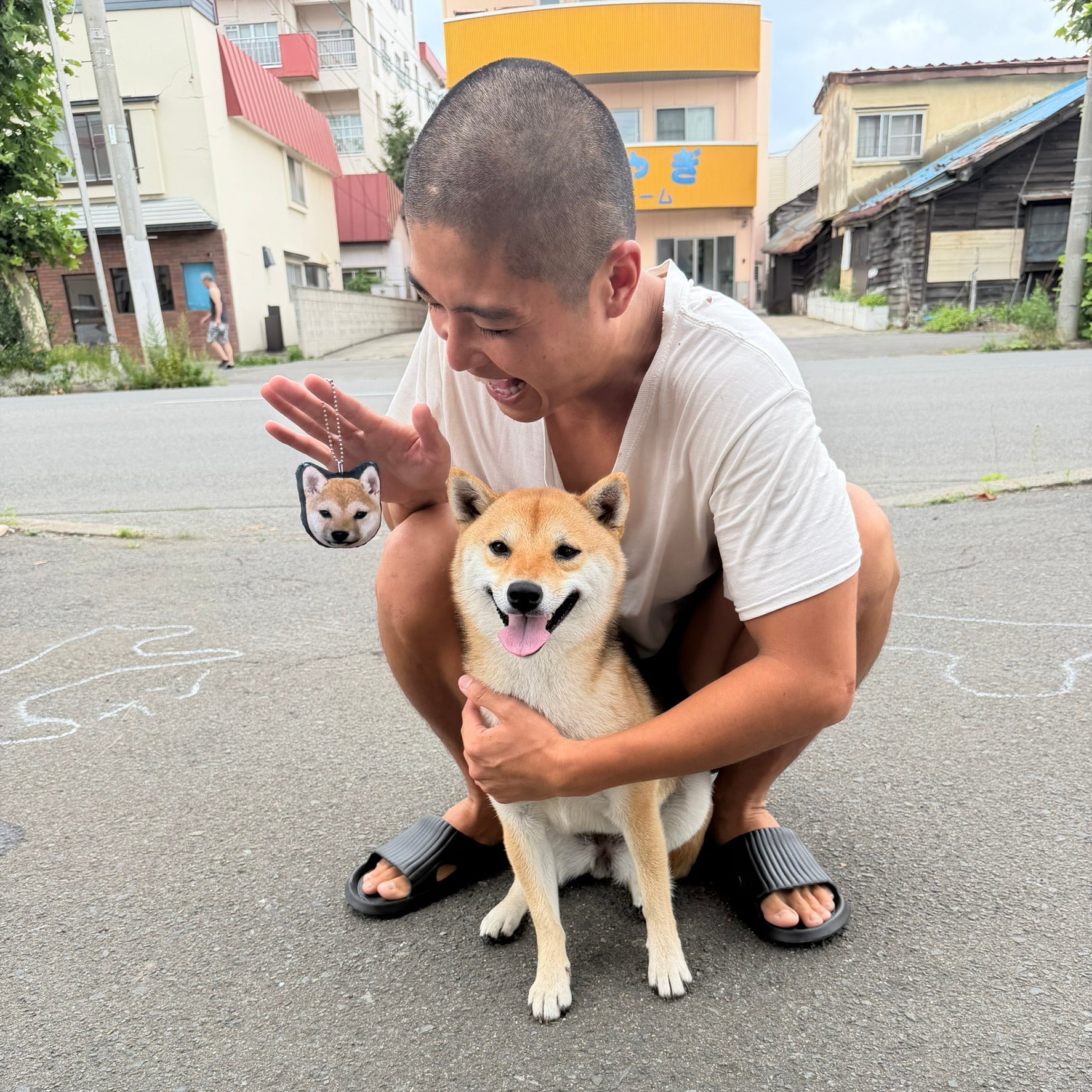 さんちゃんクッションキーホルダー