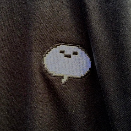 ドット画しろまんた刺繡Tシャツ