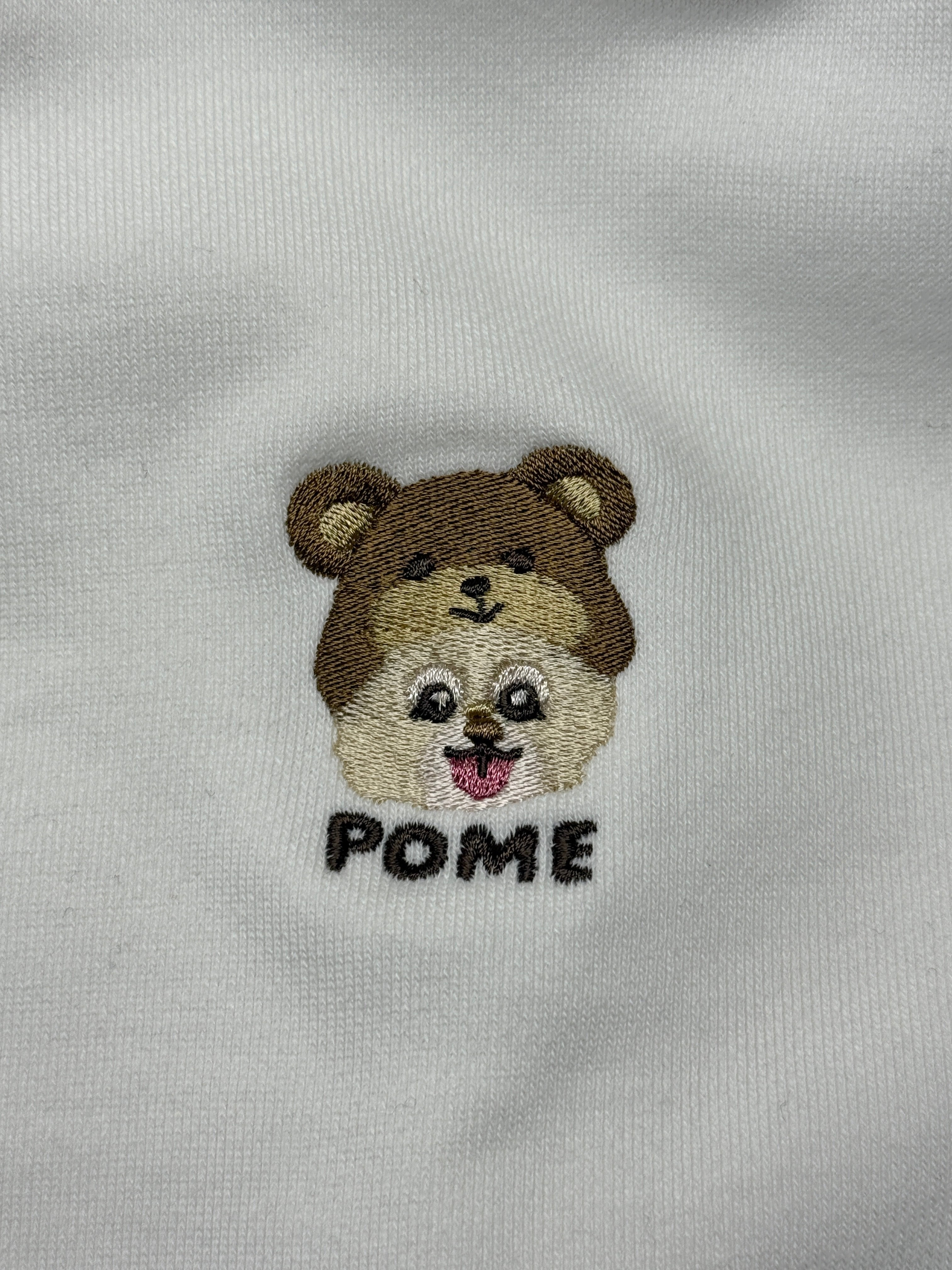 ポメくん刺繍TシャツA