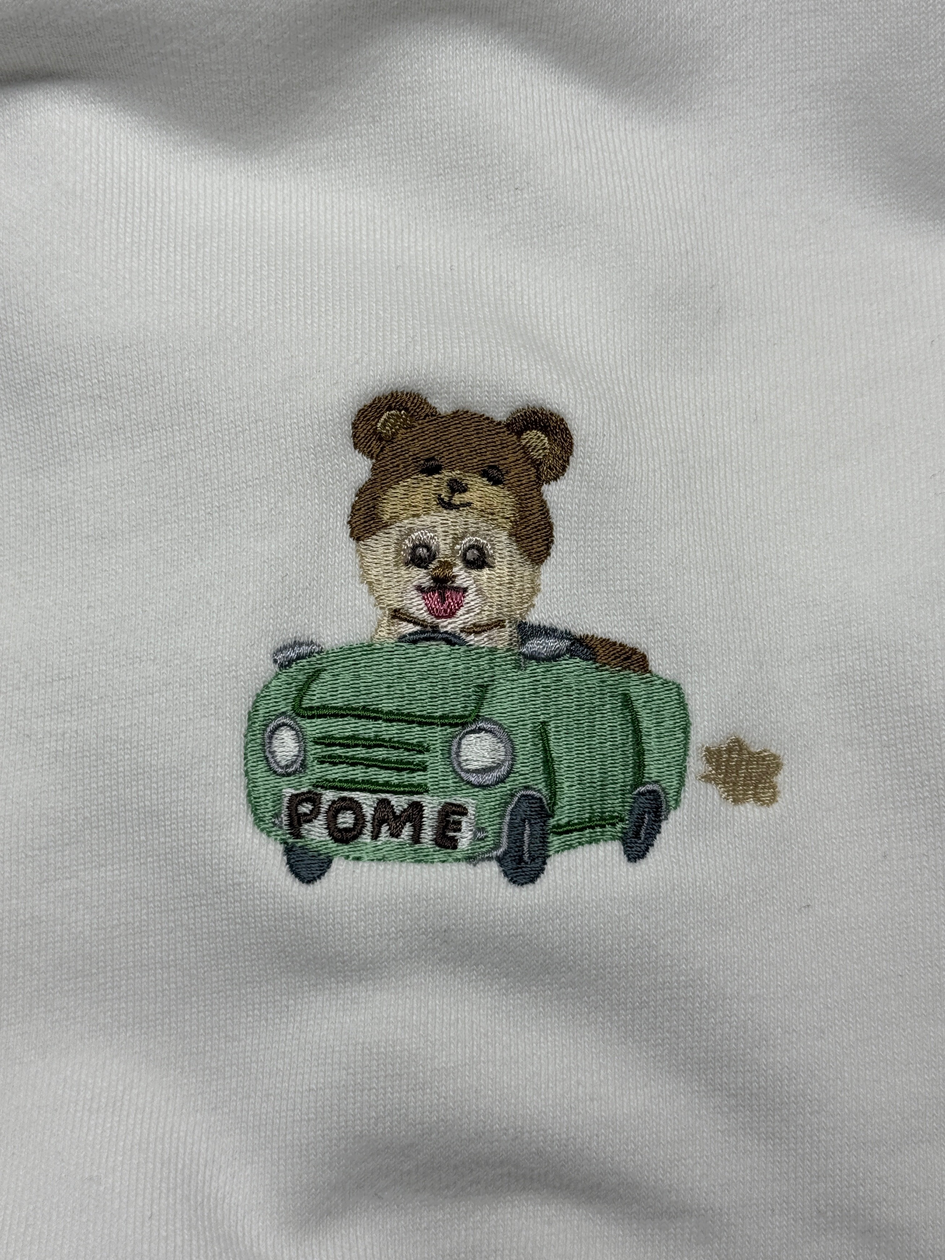 ポメくん刺繍TシャツB