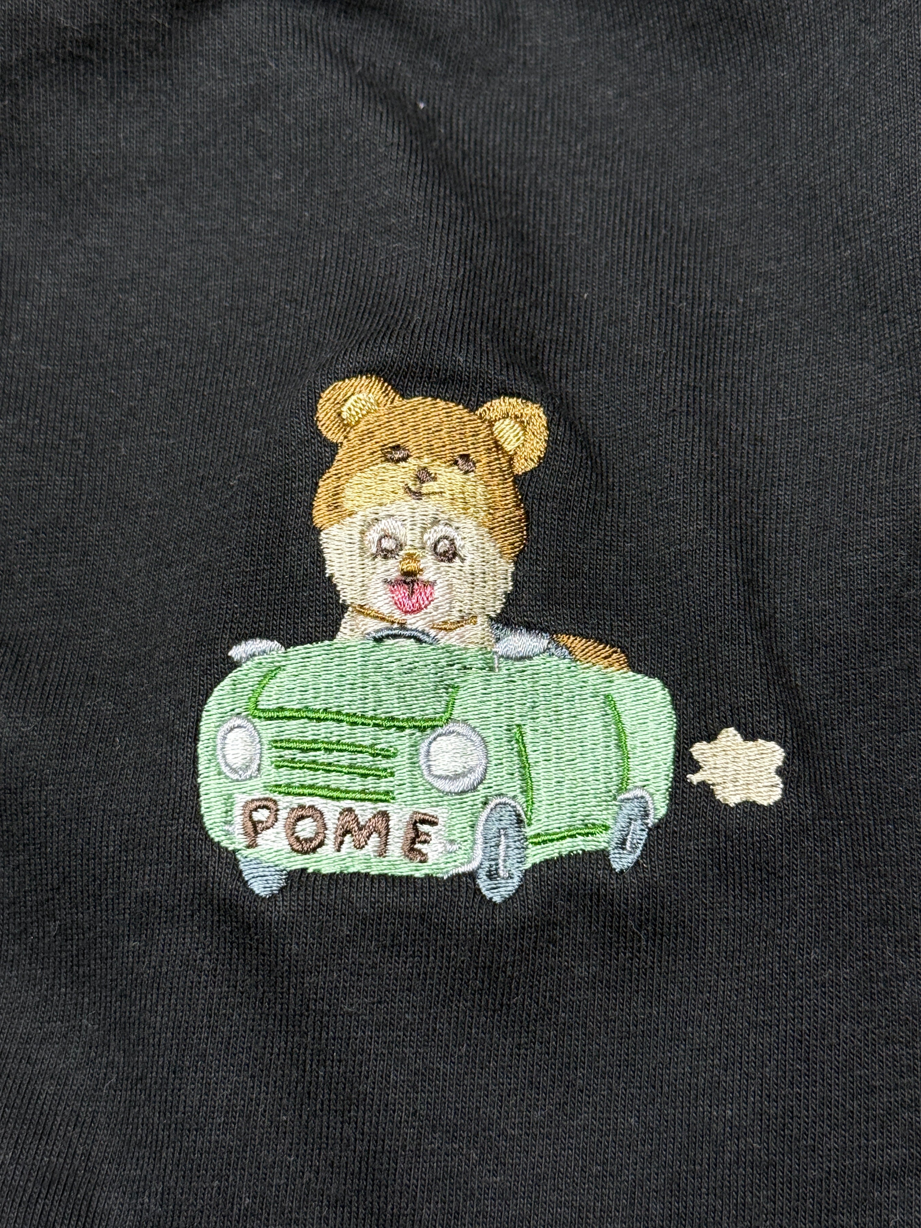 ポメくん刺繍TシャツB