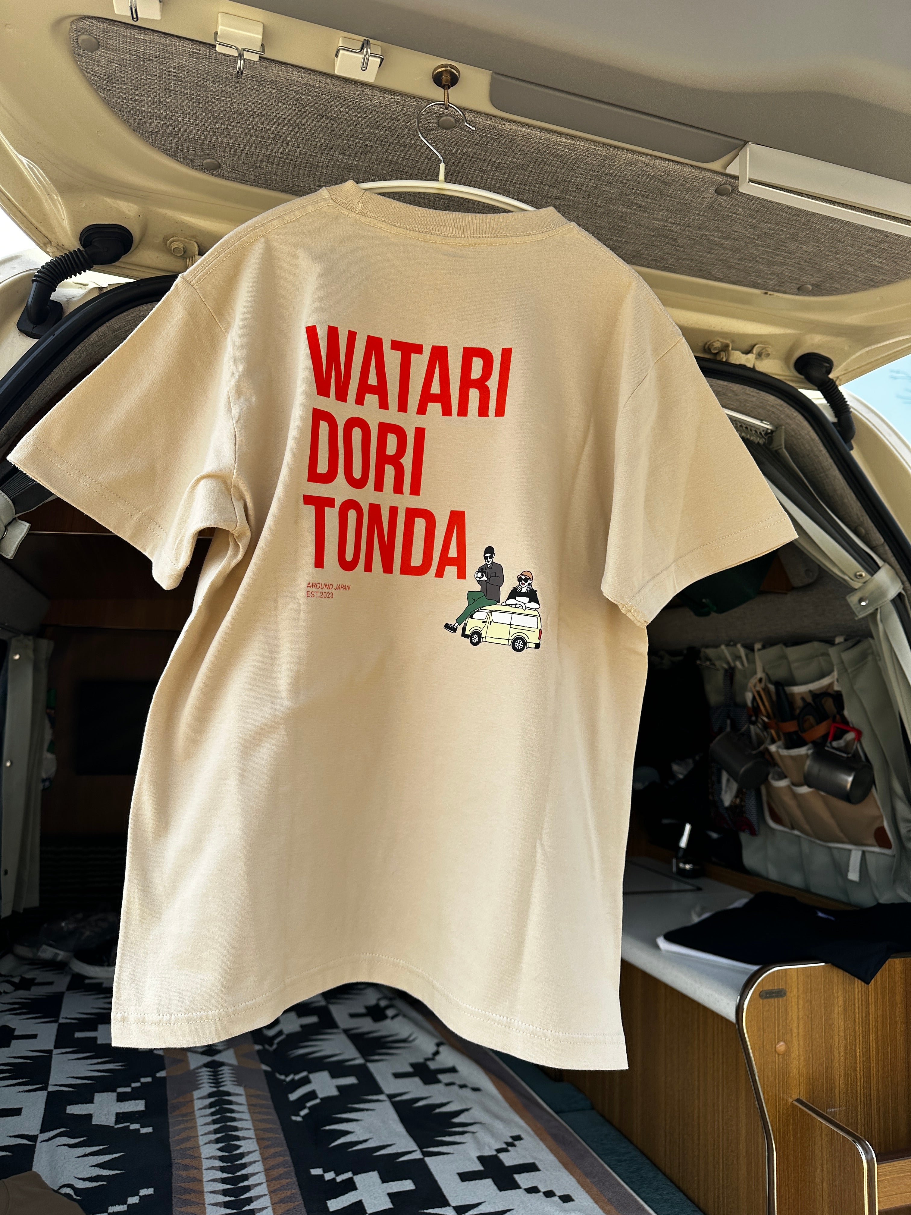 半袖Tシャツ サンドベージュ