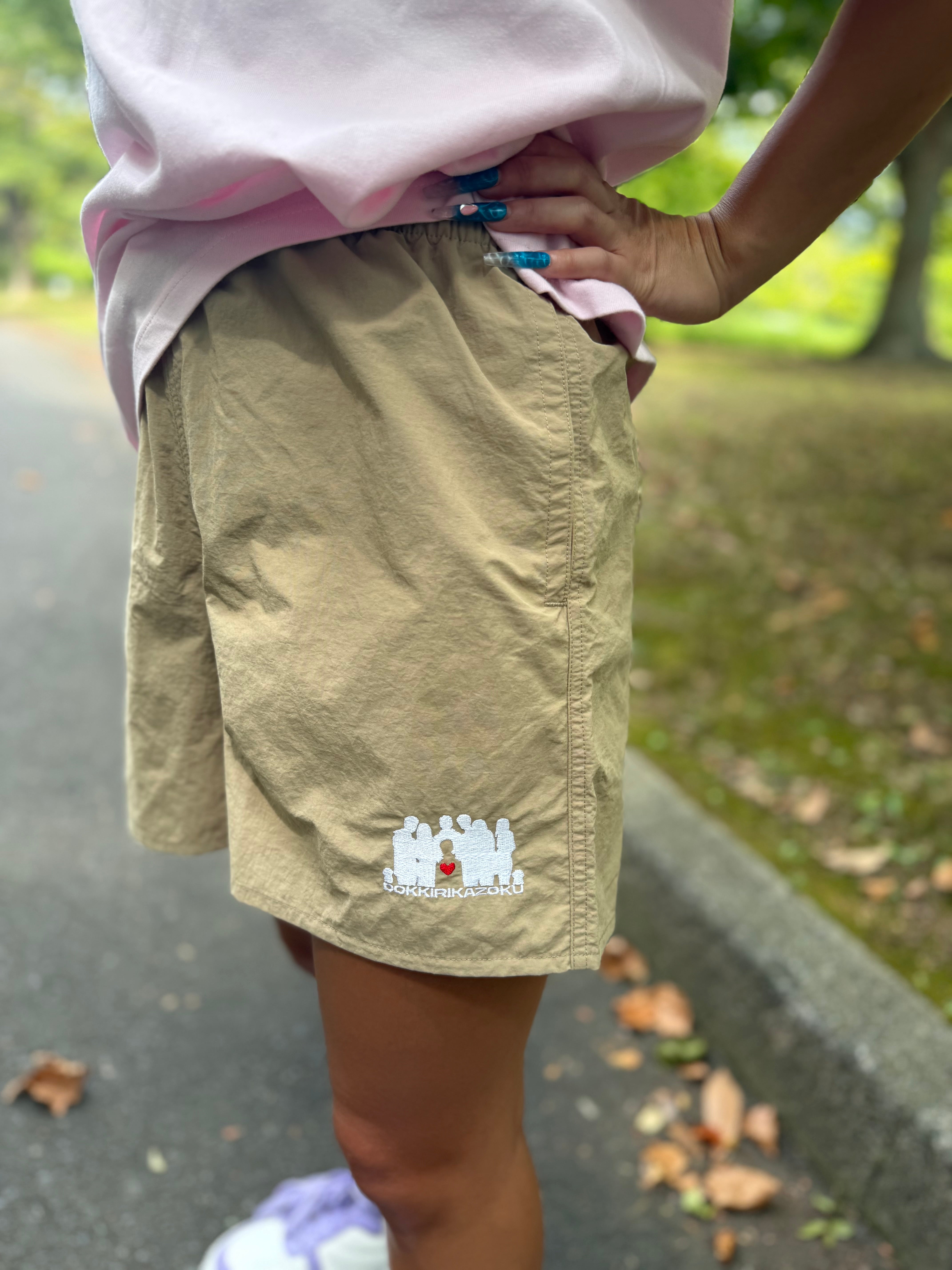 【水陸両用】家族シルエットハーフパンツ