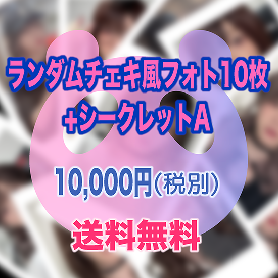ランダムチェキ風フォト10枚 ＋シークレットA