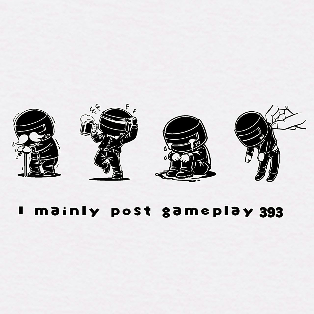 393イラストTシャツ