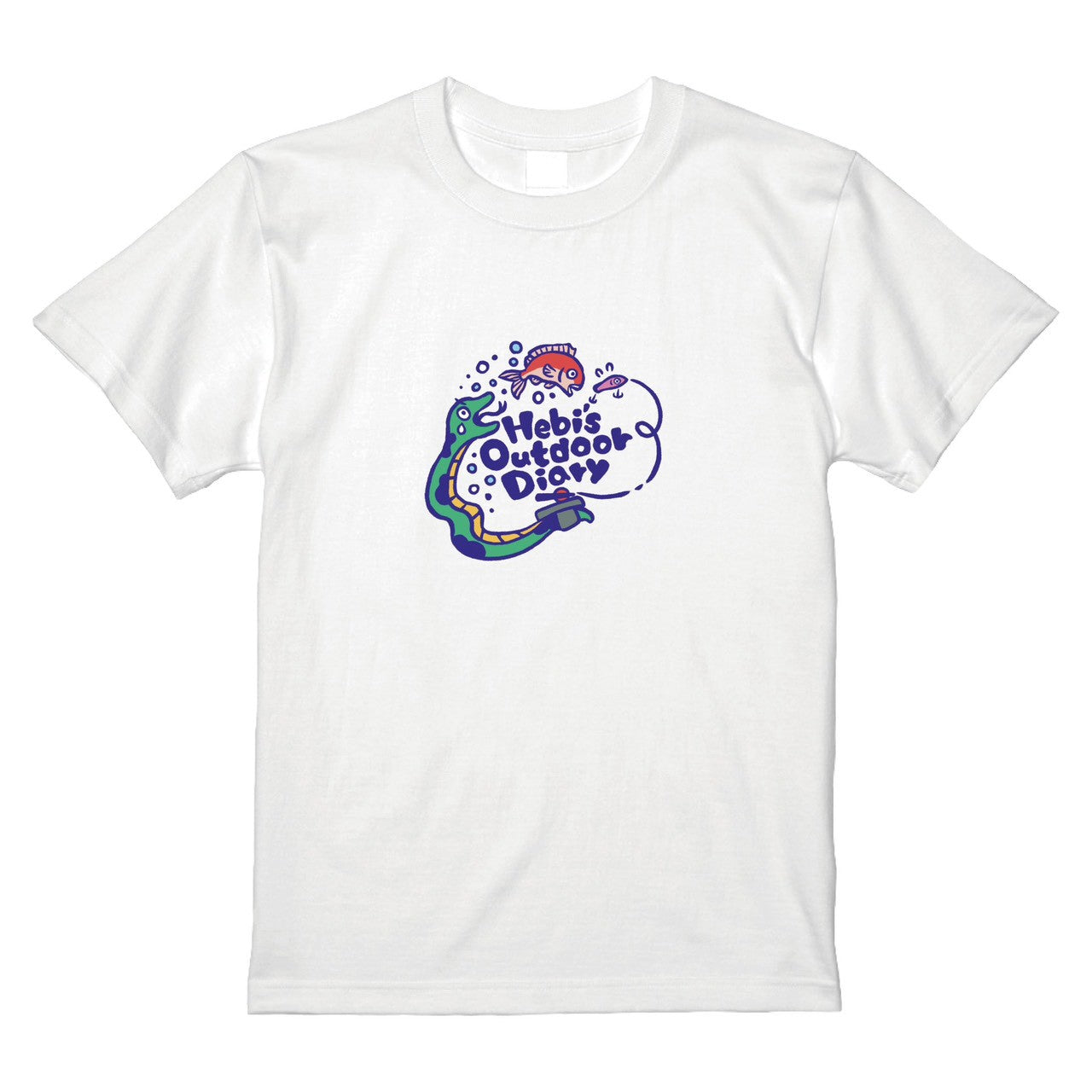 尻尾リールヘビTシャツ