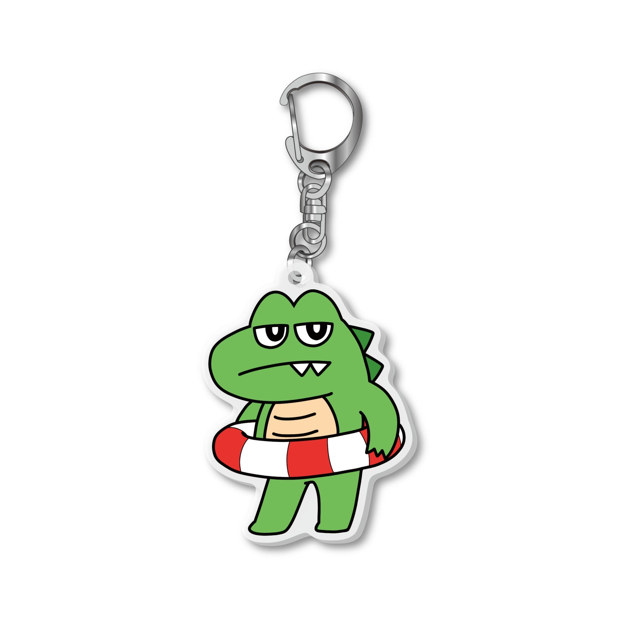 泳ぎのプロわにおアクキー