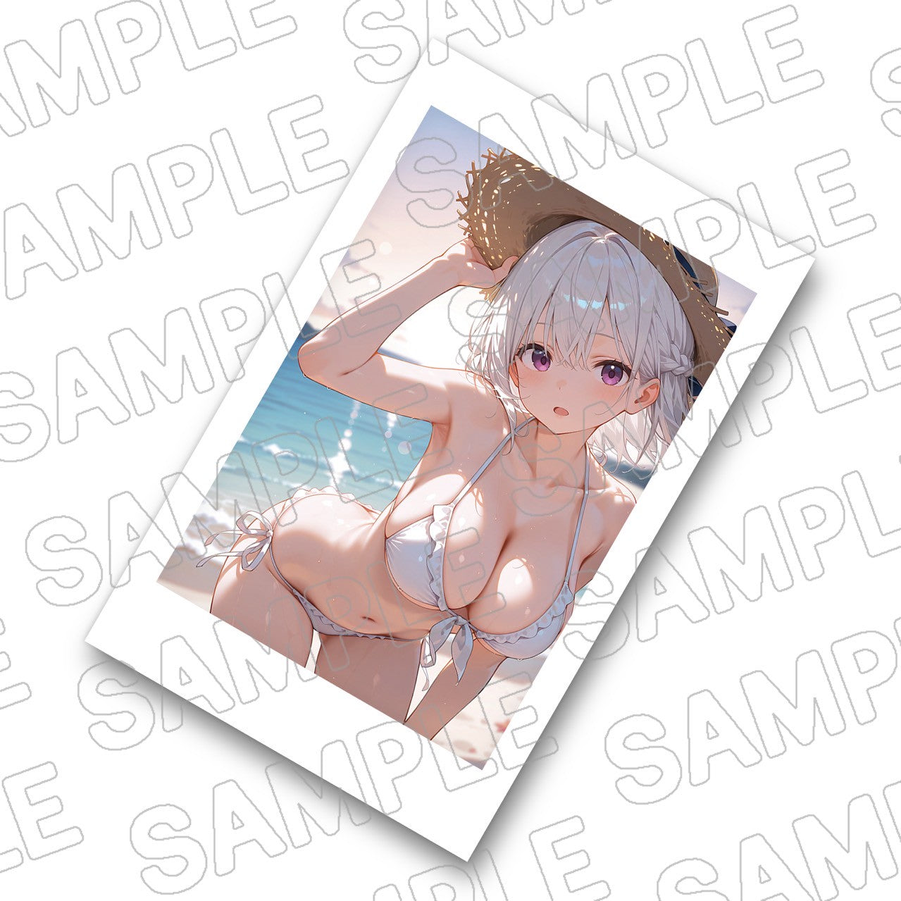 七瀬茉白チェキ風フォト(水着ver)