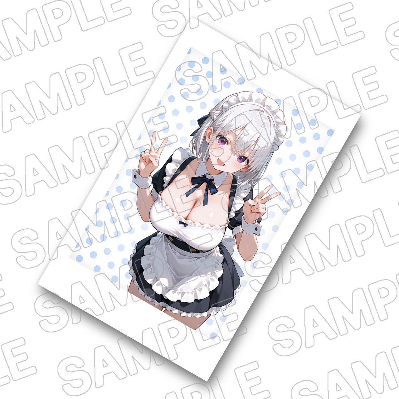 七瀬茉白チェキ風フォト(メイドver)