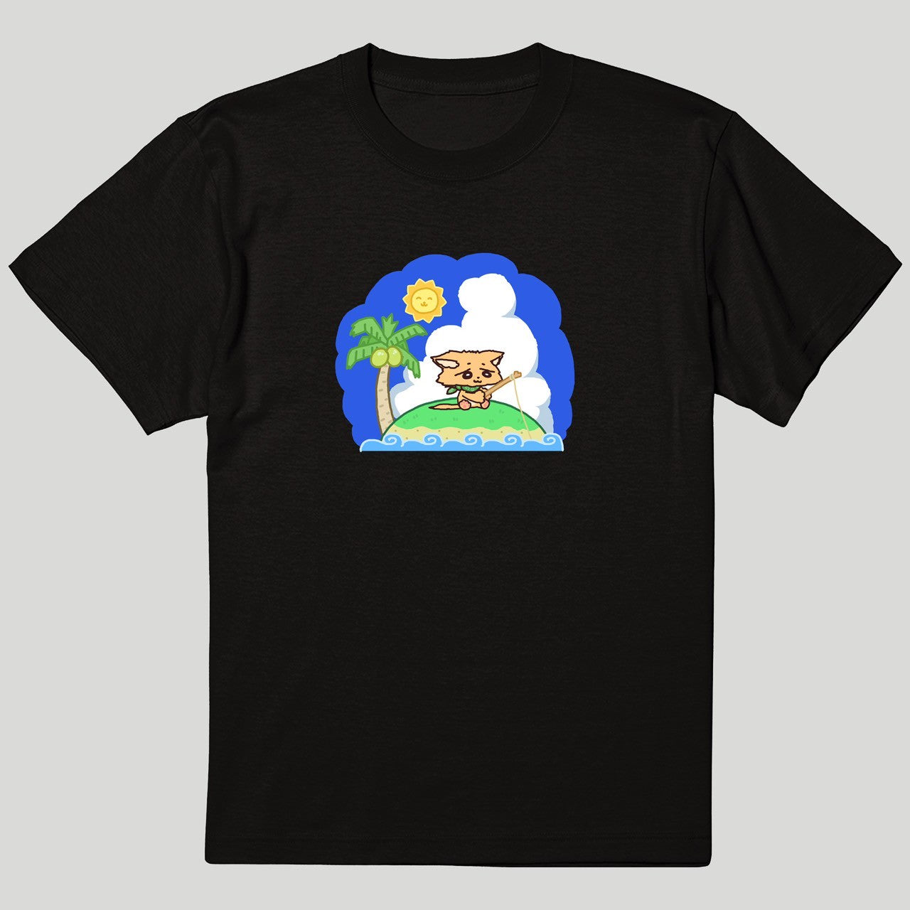 南国遭難釣りTシャツ