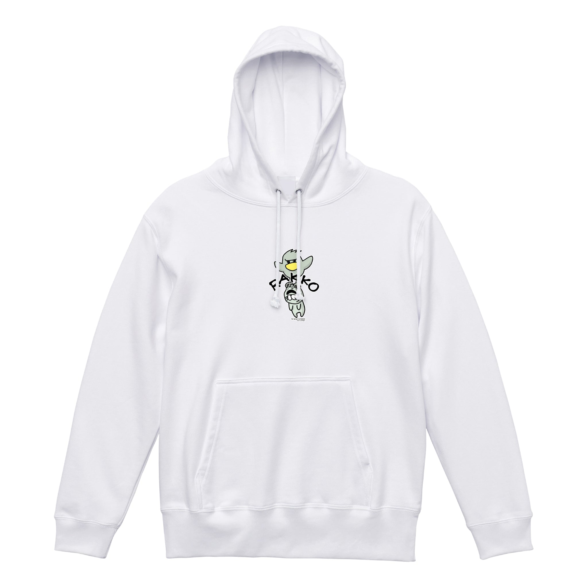 ざむいイラストパーカー