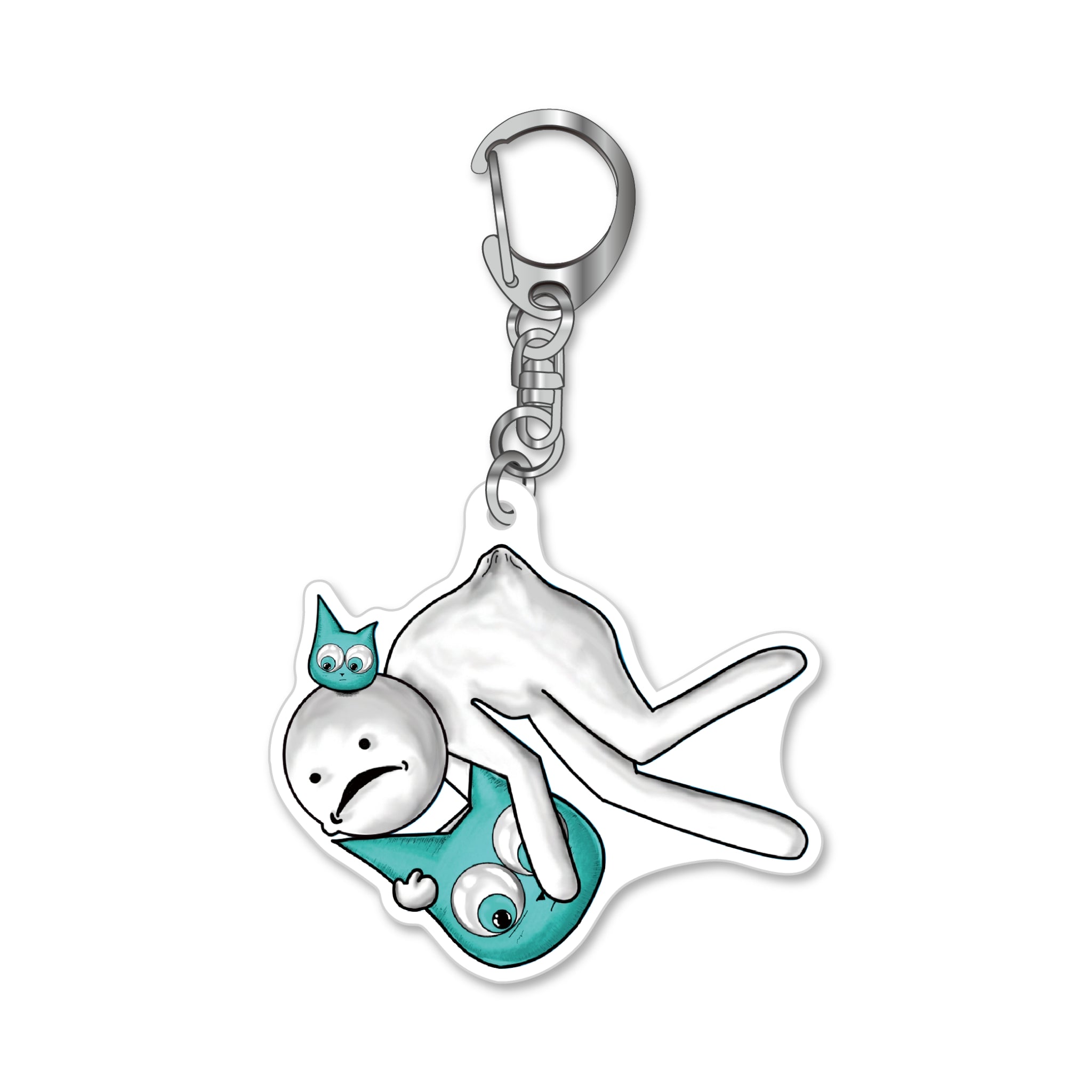 Clingy Friends Keychain
