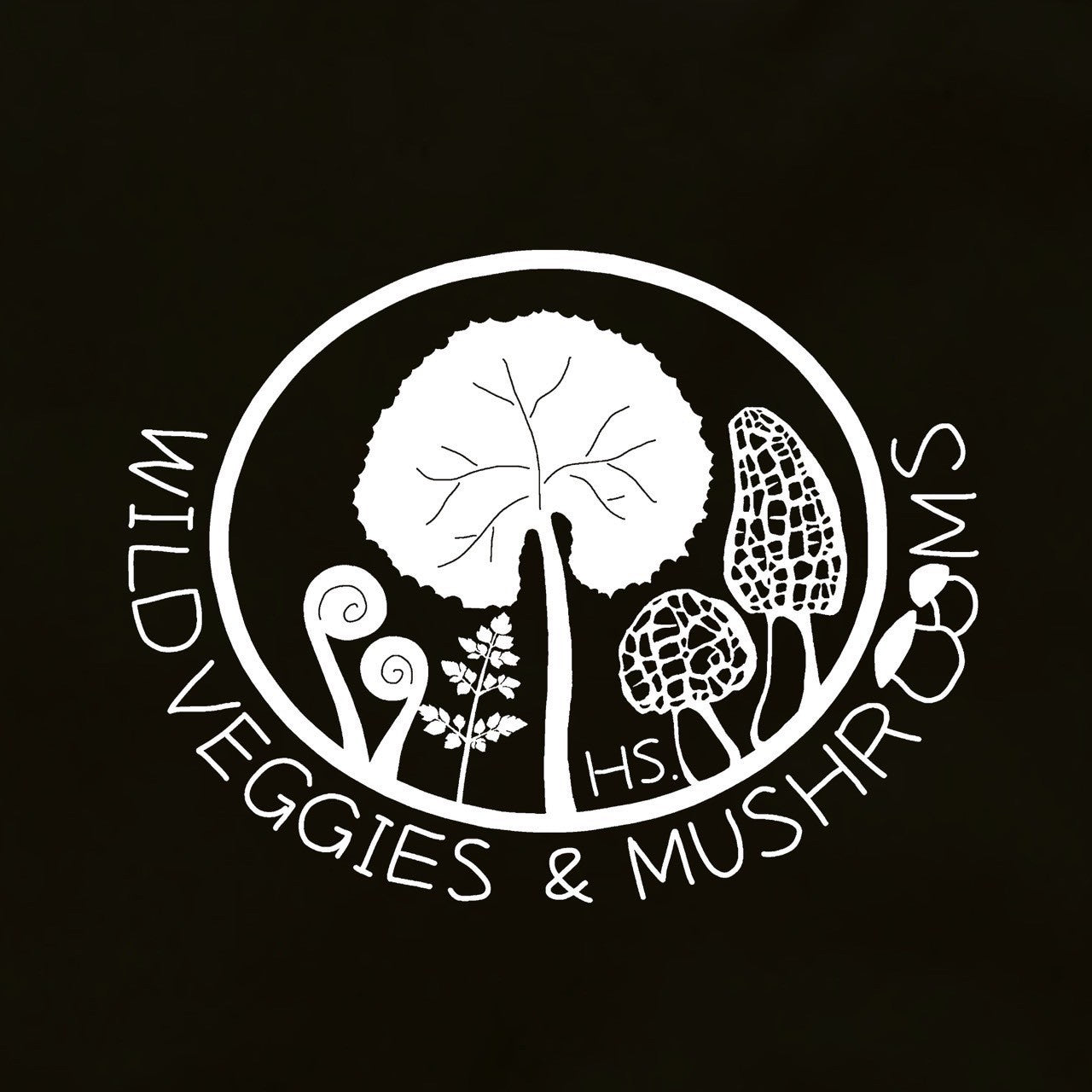 Wild Veggies and Mushroomsトート