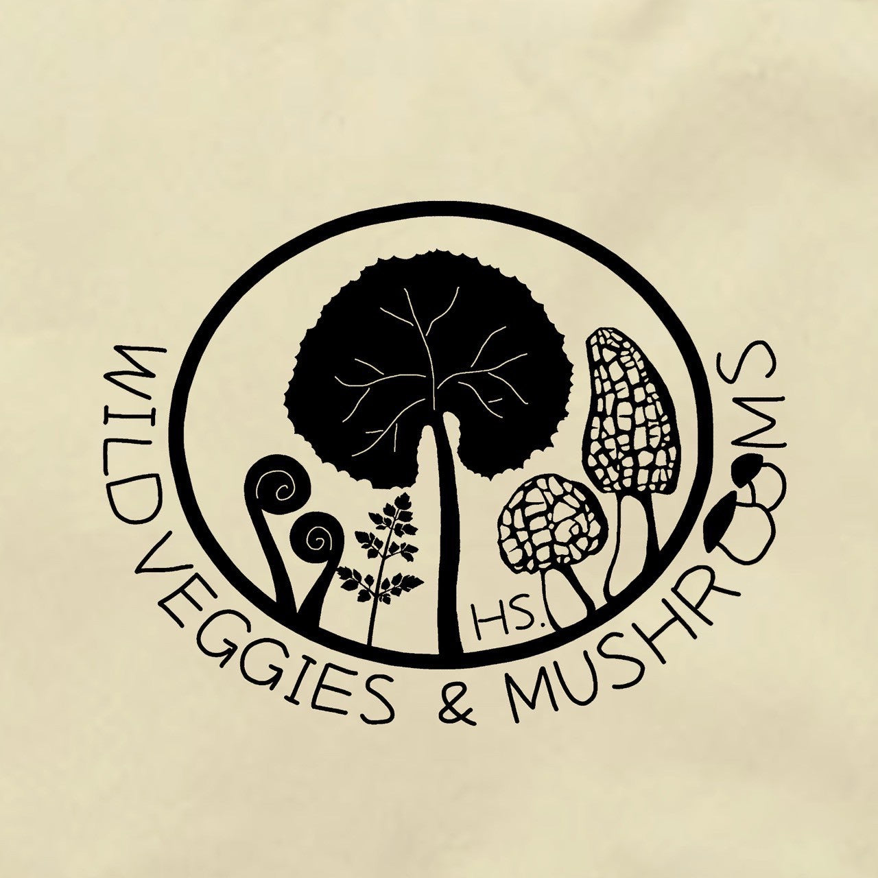 Wild Veggies and Mushroomsトート