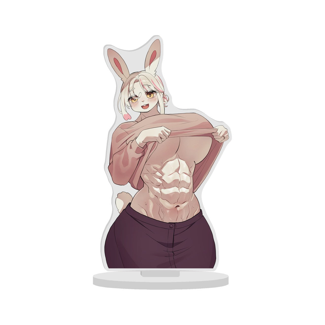 みやのここ先生描きおろし!おかげさまで腹筋もこの通りアクスタ(送料無料)