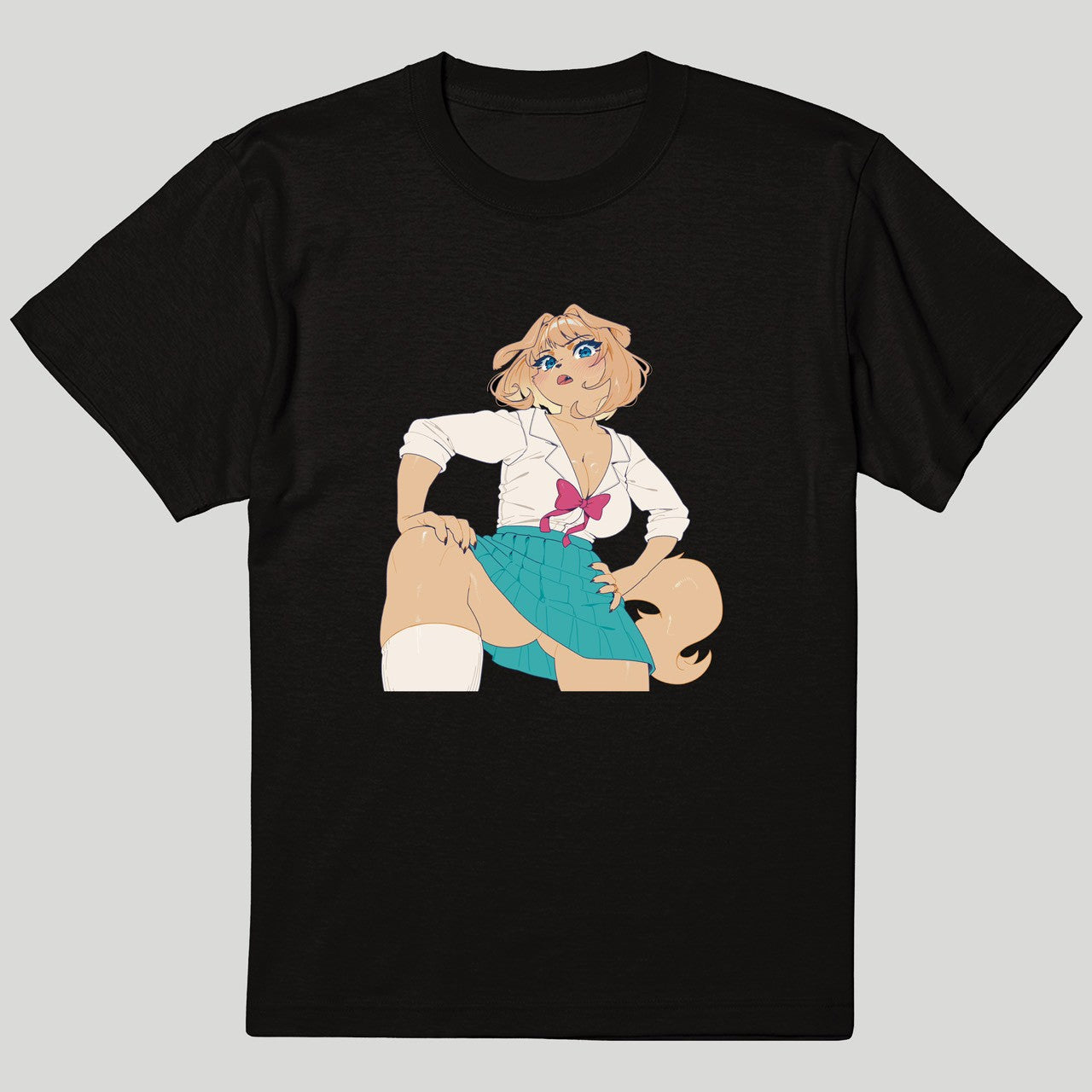 あるうらら先生描きおろし!カツアゲJKコスプレ子持ちママの持ってンだろ!Tシャツ