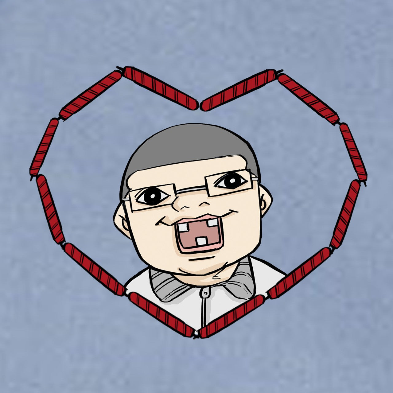 ワンポイントパーカー